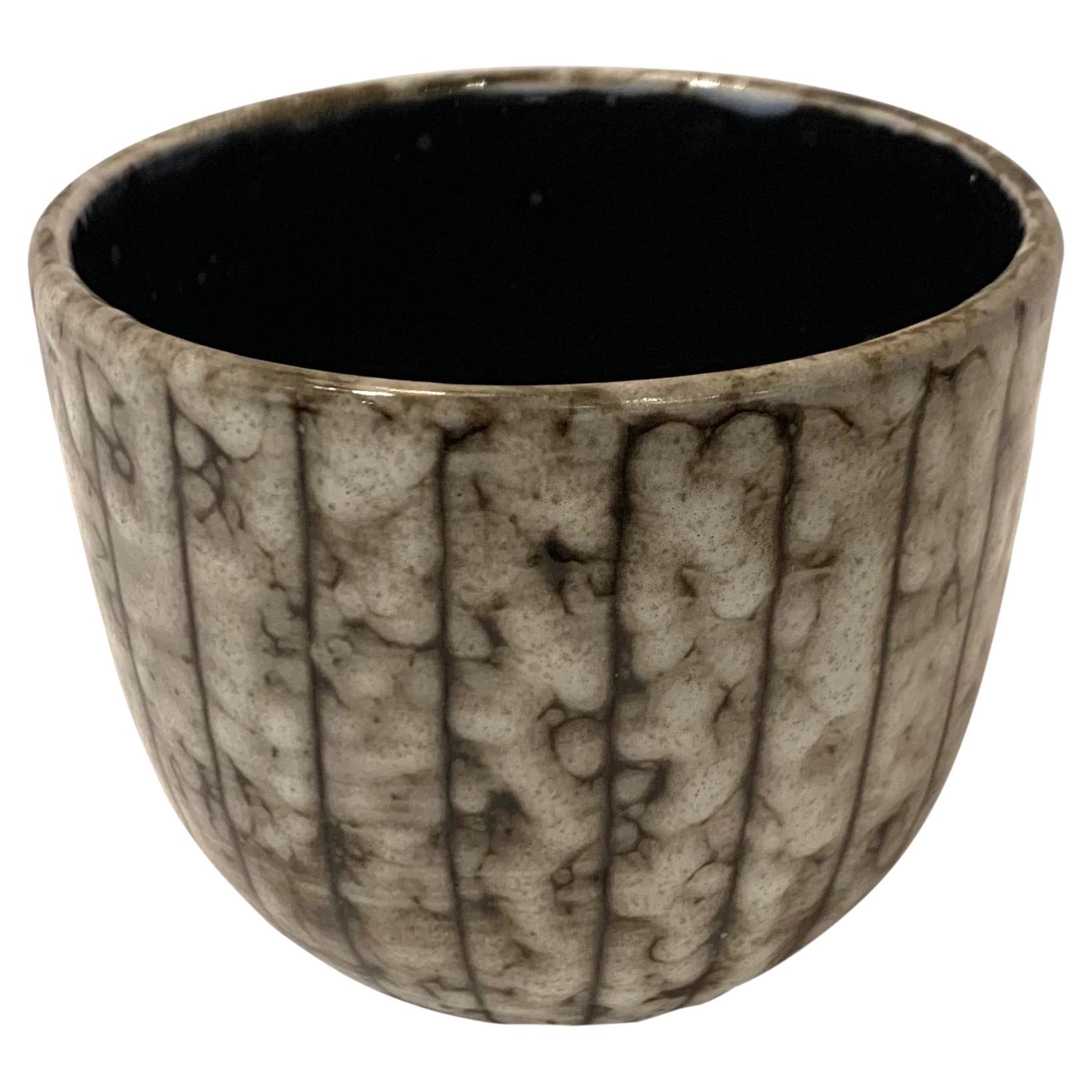 Minimalistic Metallic Stripe Vase main image 1
