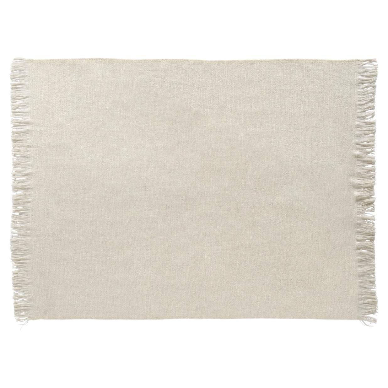 Cream Wool Throw