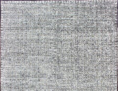 Creams, Ivory, Cream, and Charcoal Modern Distressed Rug