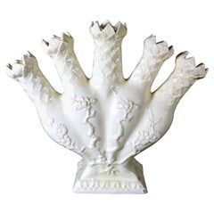 Creamware Finger or Quintal Vase, Early 19th Century