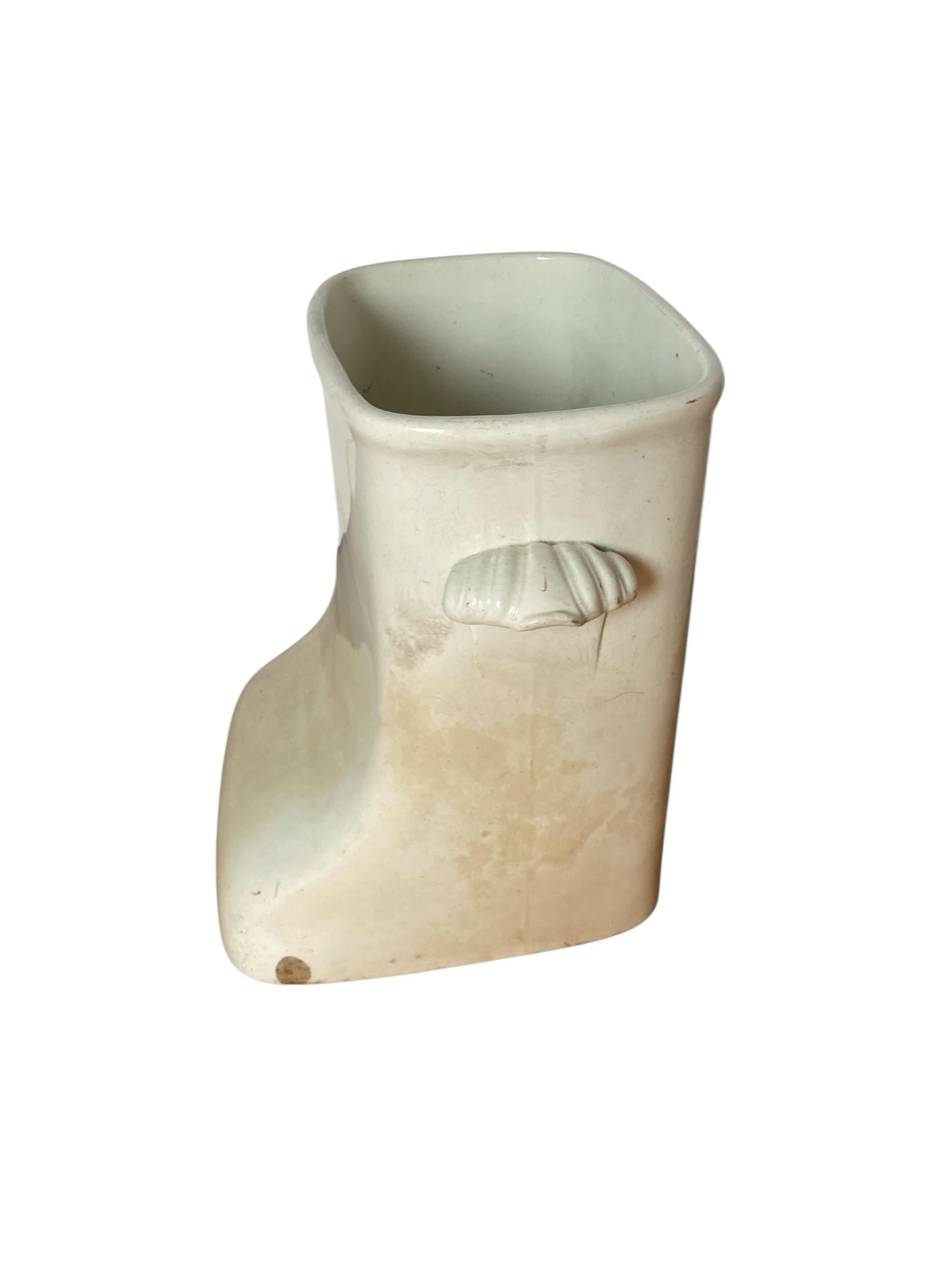 Baignoire à genoux en Creamware ou jardinière Jardinere 1800's en vente 3