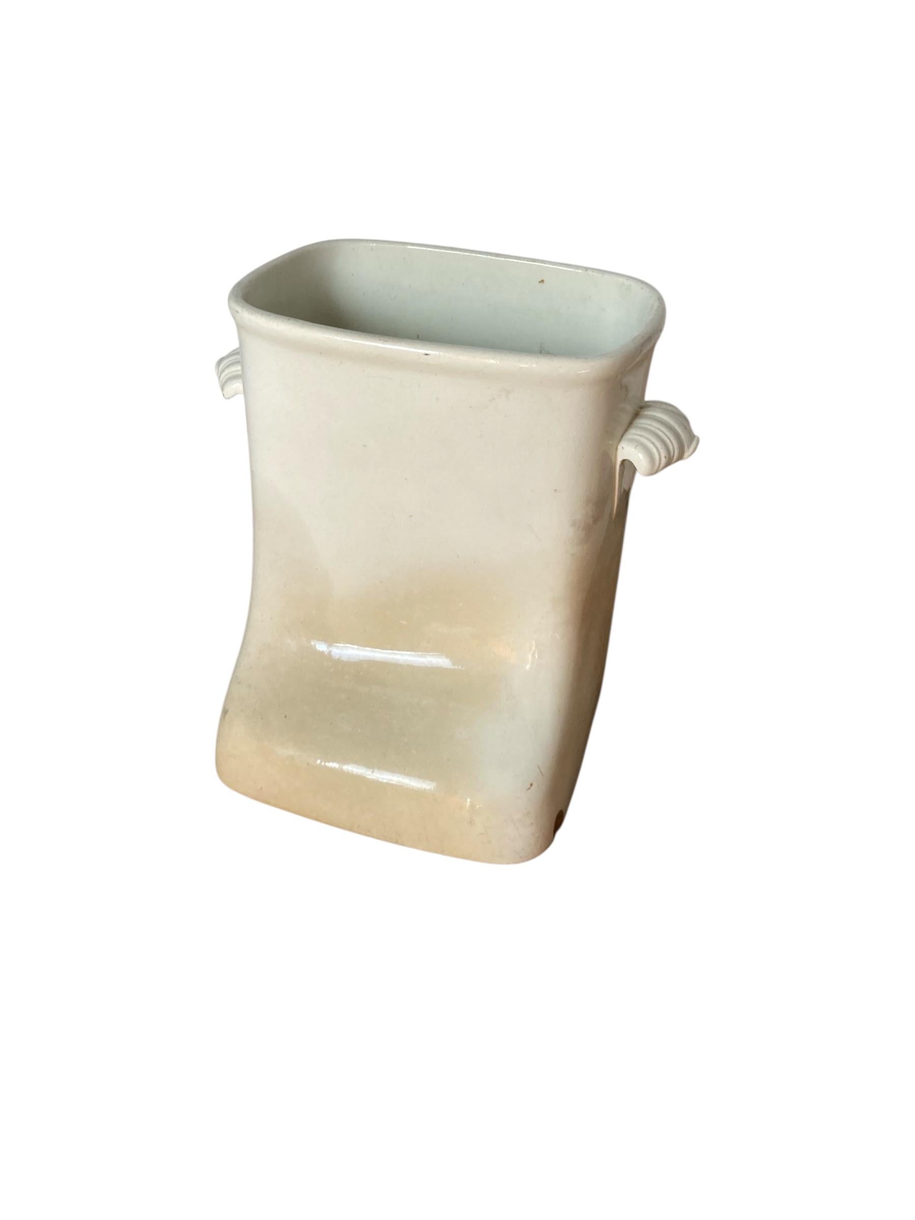 Baignoire à genoux en Creamware ou jardinière Jardinere 1800's en vente 4