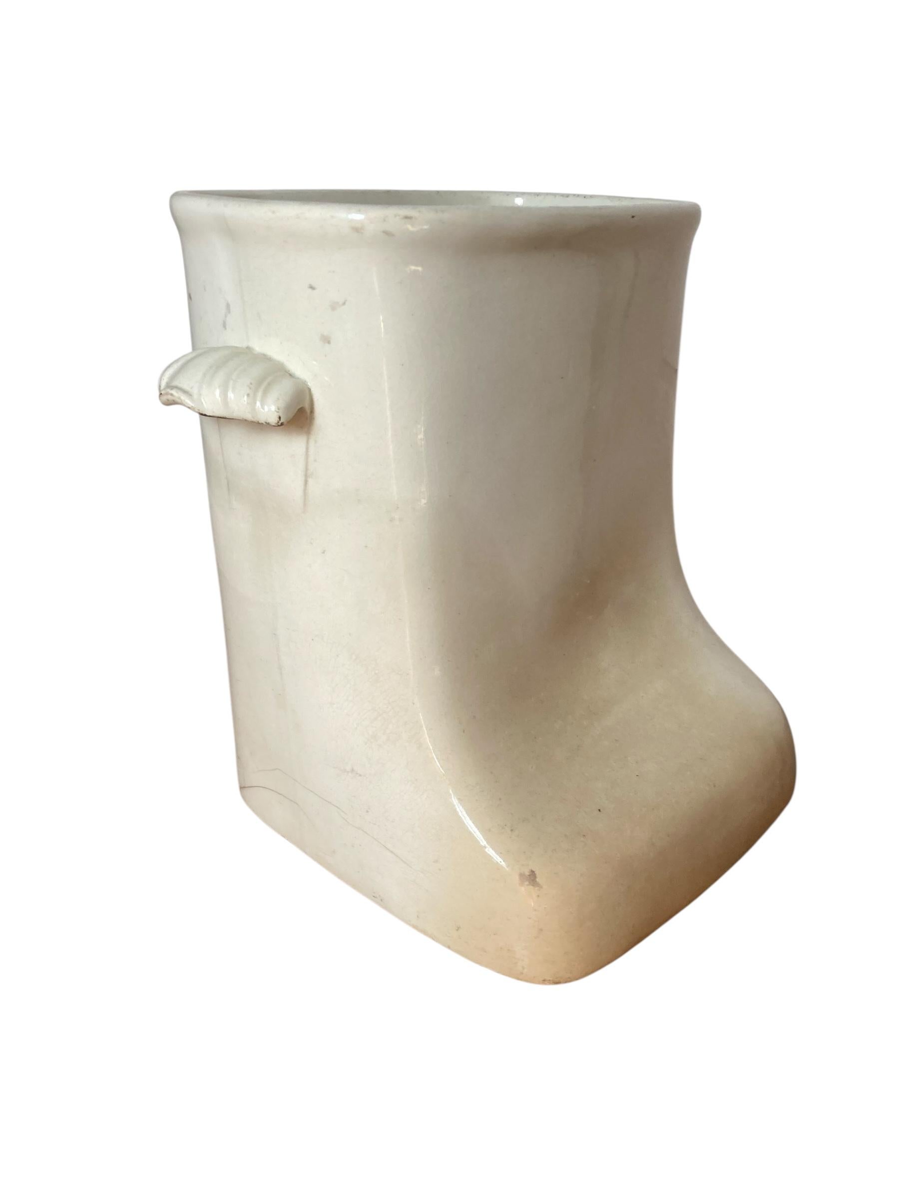 Britannique Baignoire à genoux en Creamware ou jardinière Jardinere 1800's en vente