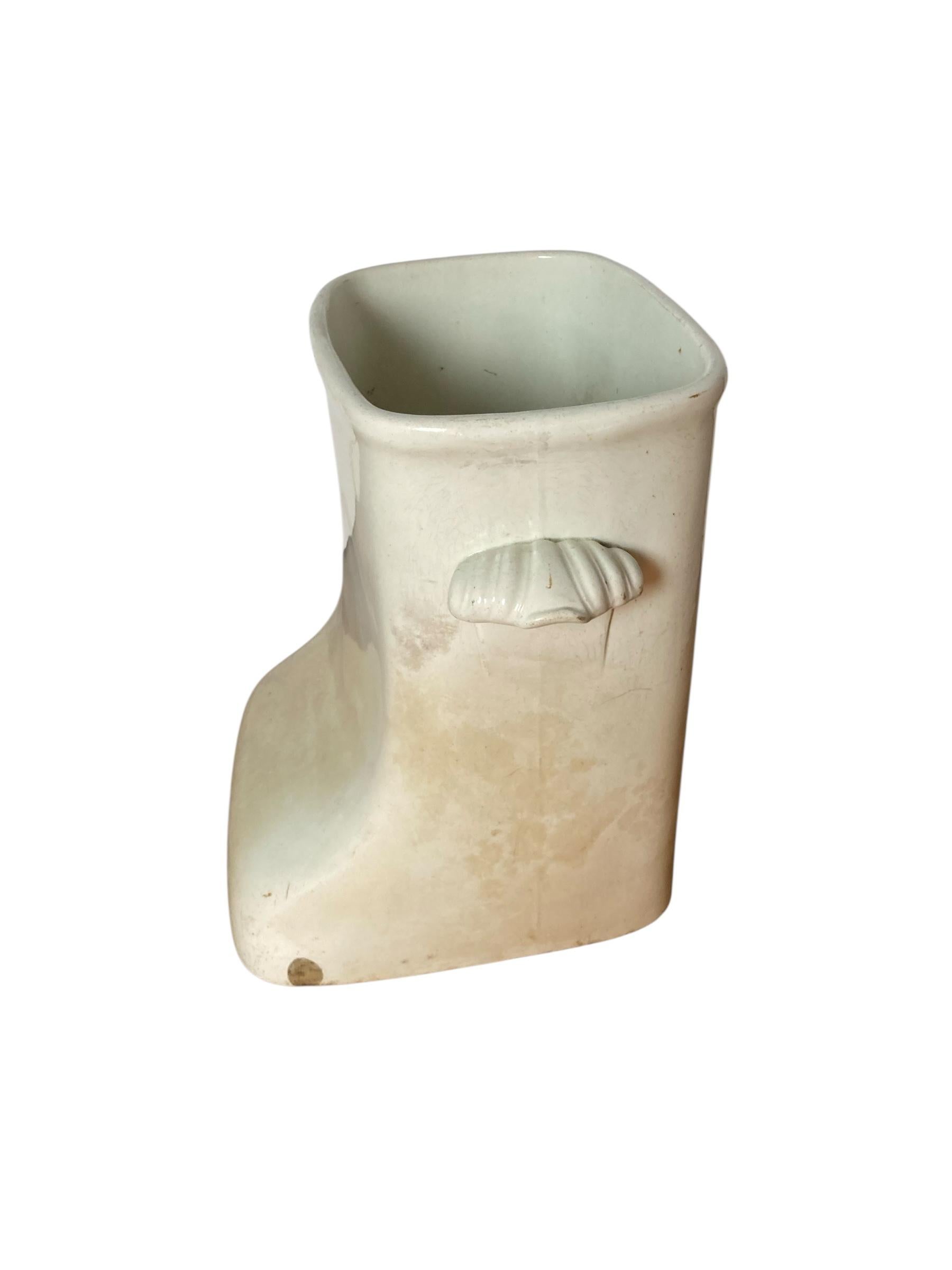 Baignoire à genoux en Creamware ou jardinière Jardinere 1800's en vente 1