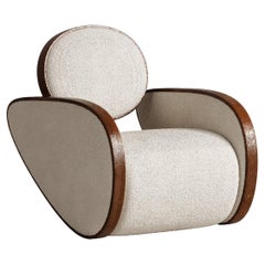 Creamy Nautilus Chair by Plyus Design