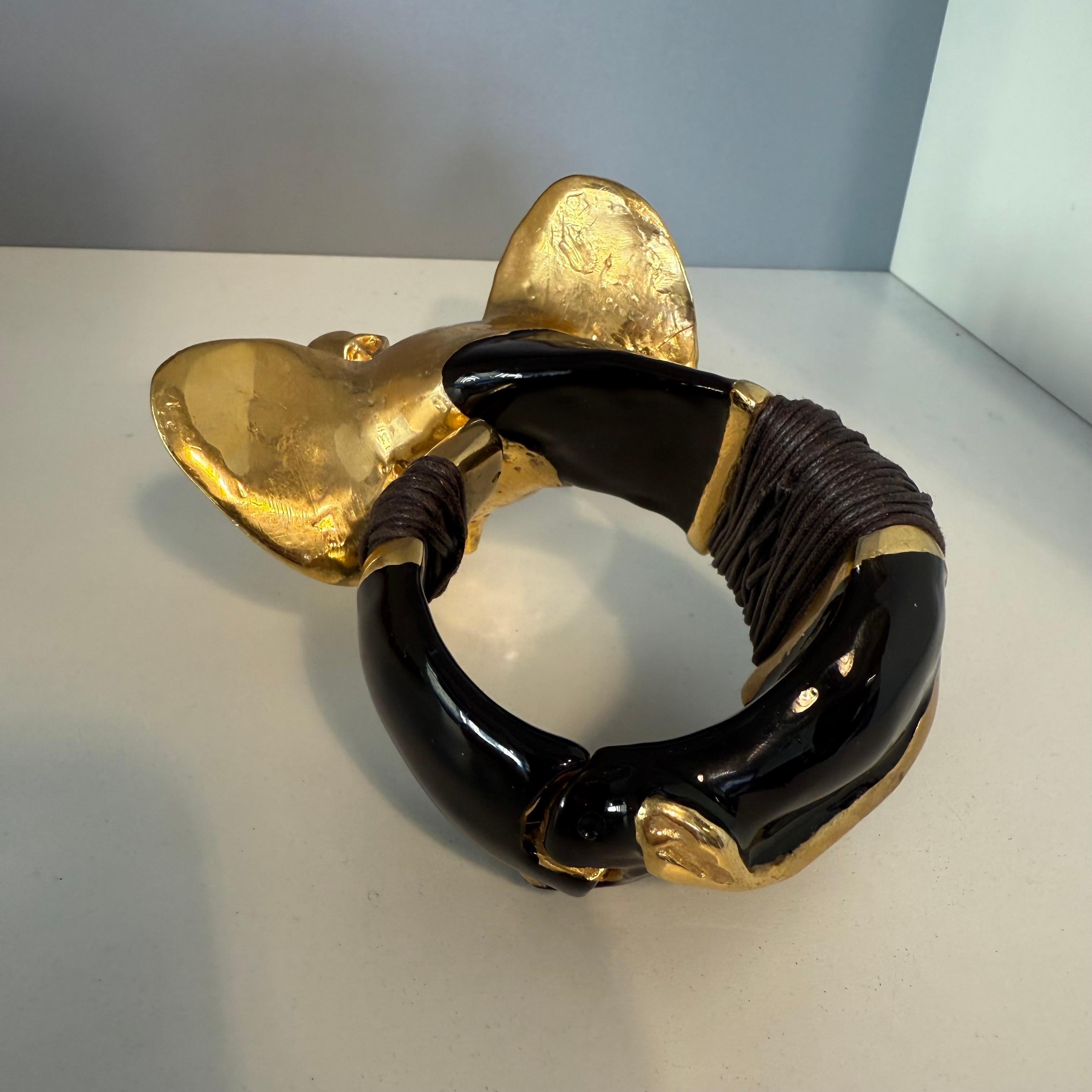 Creart Elephant Bangle In Excellent Condition For Sale In Gazzaniga (BG), IT