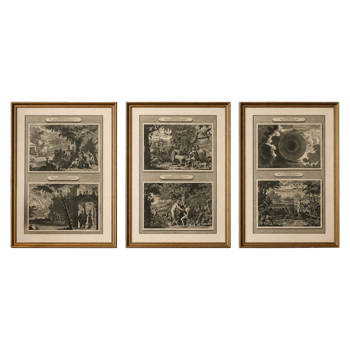 Creation of the World & Genesis Scenes, Mortier Amsterdam, circa 1700