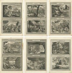 Creation of the World to Abraham Sacrifice, Genesis Engravings, 1700