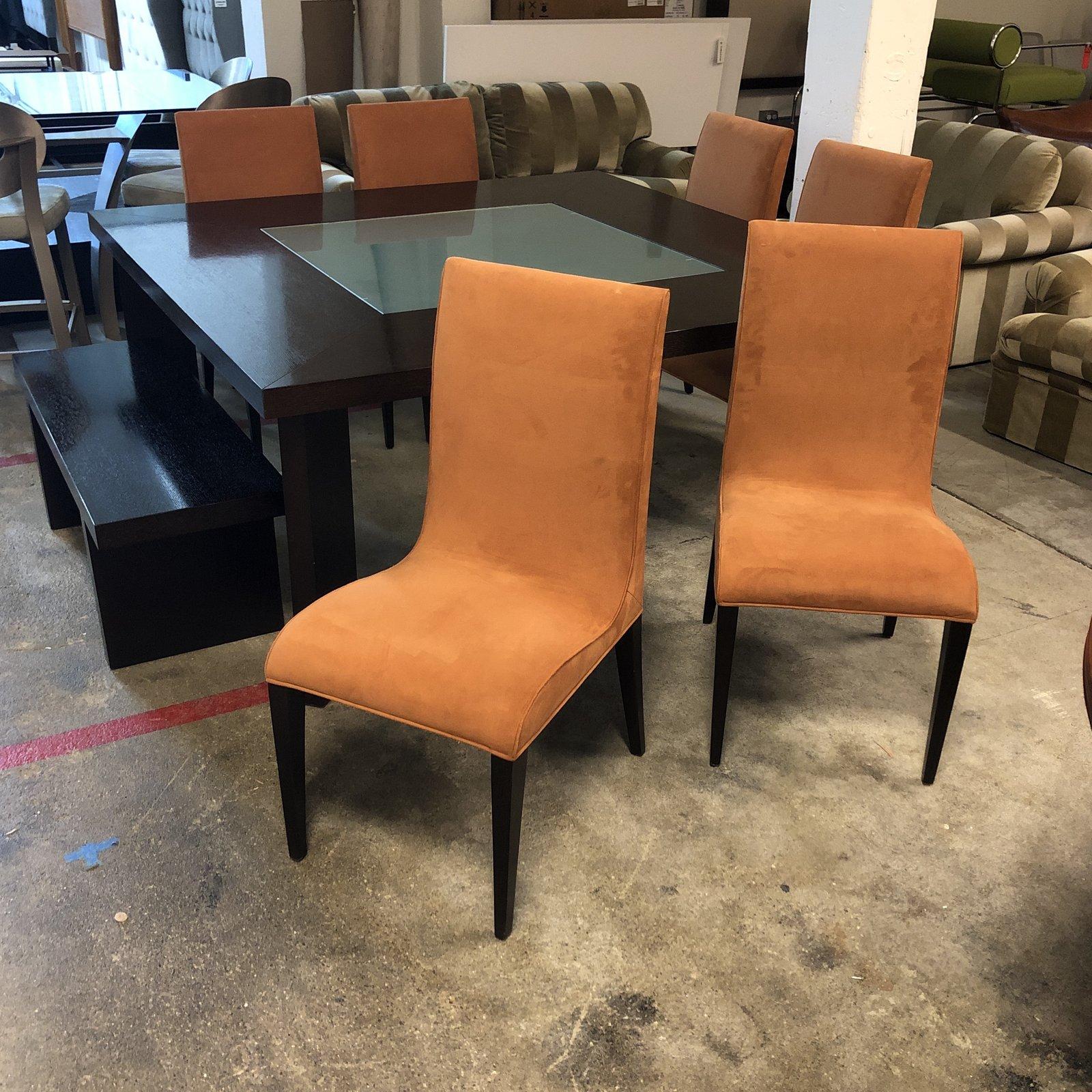 Contemporary Creative Elegance Dining Table, Chairs and Bench Set For Sale