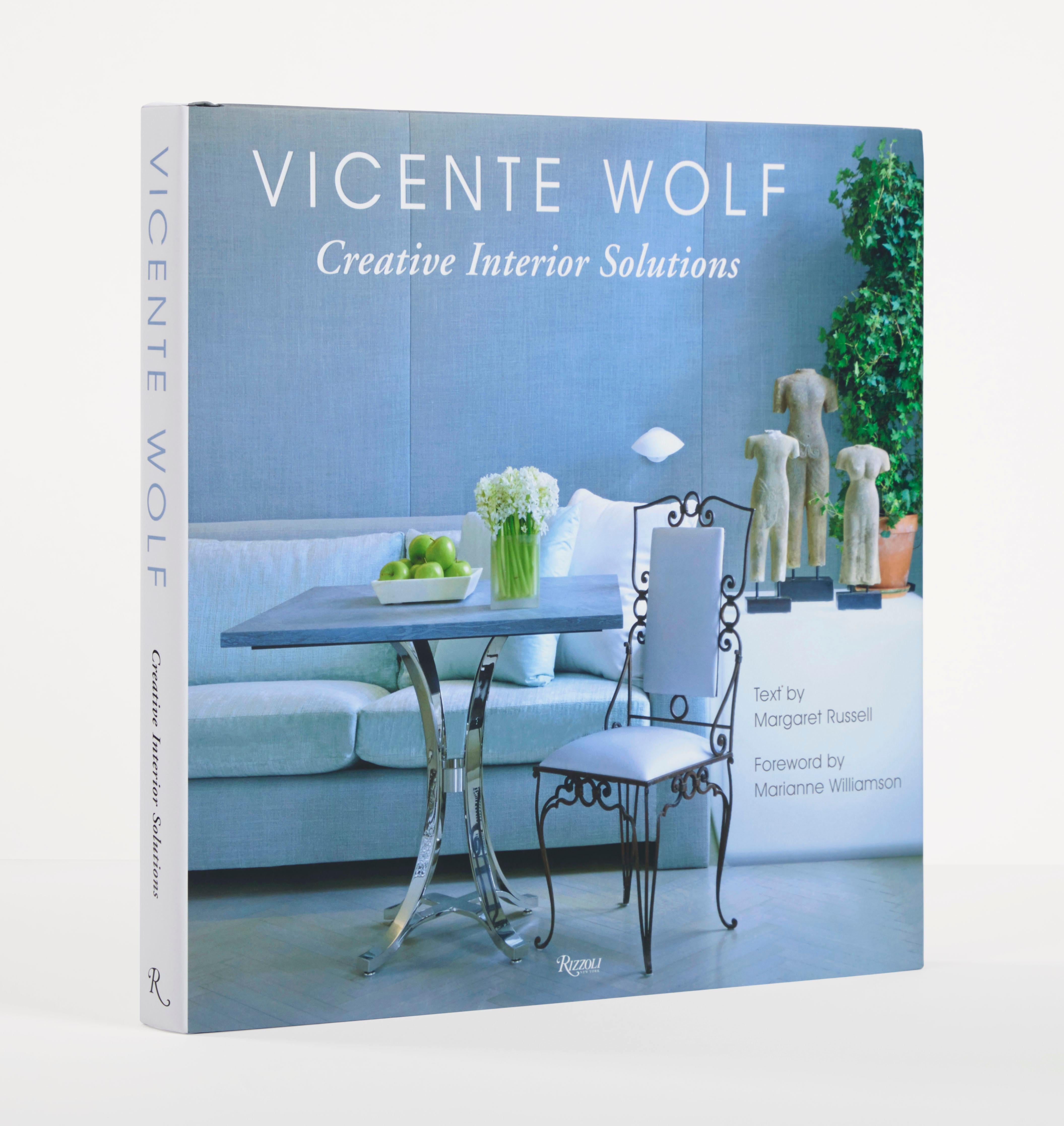 Creative Interior Solutions
Author Vicente Wolf and Margaret Russell, Foreword by Marianne Williamson

Design luminary Vicente Wolf, master of a restrained, elegant, and global aesthetic, distills his decades of experience into an essential guide to