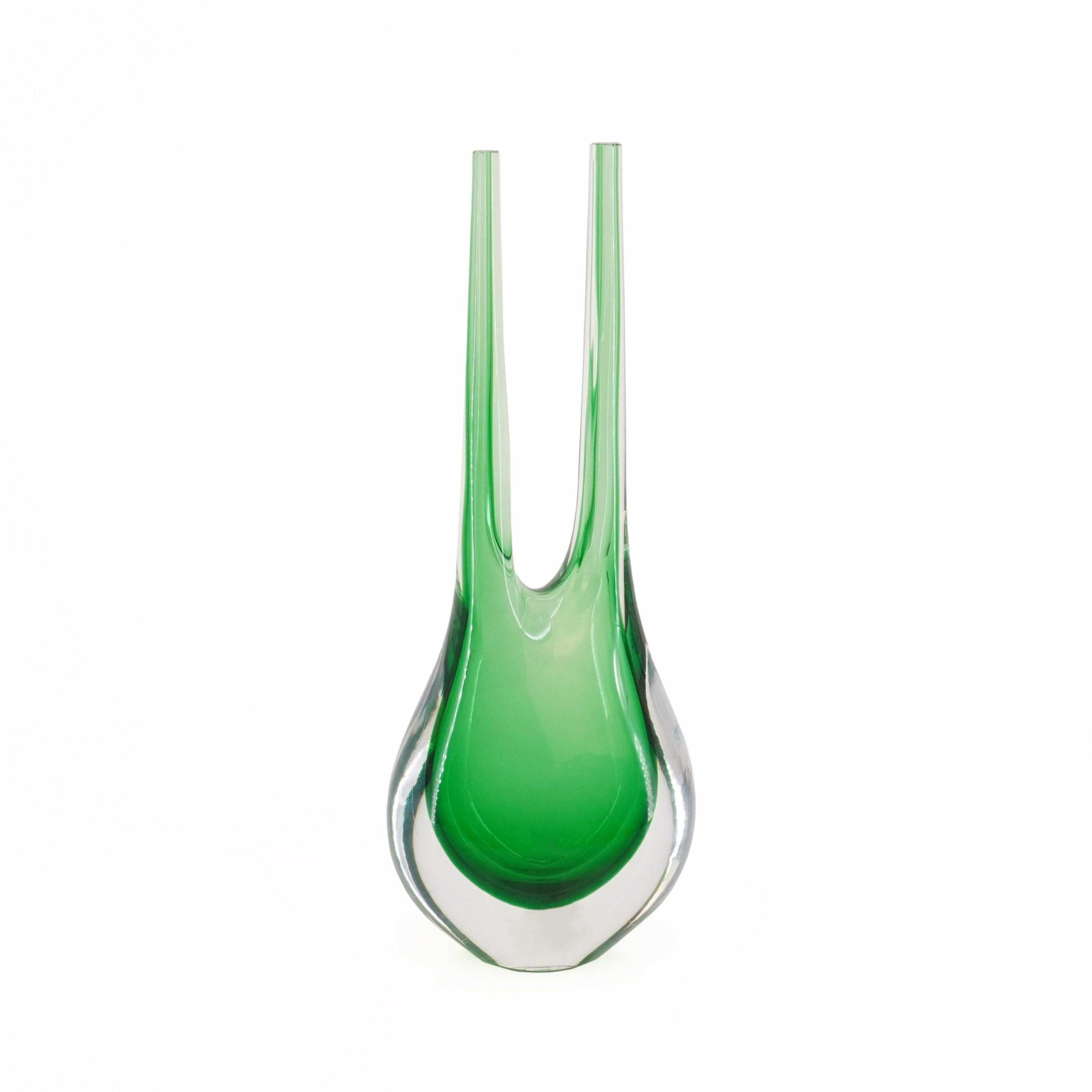Jarrón creativo de cristal de Murano - Sedani Contemporáneo en venta