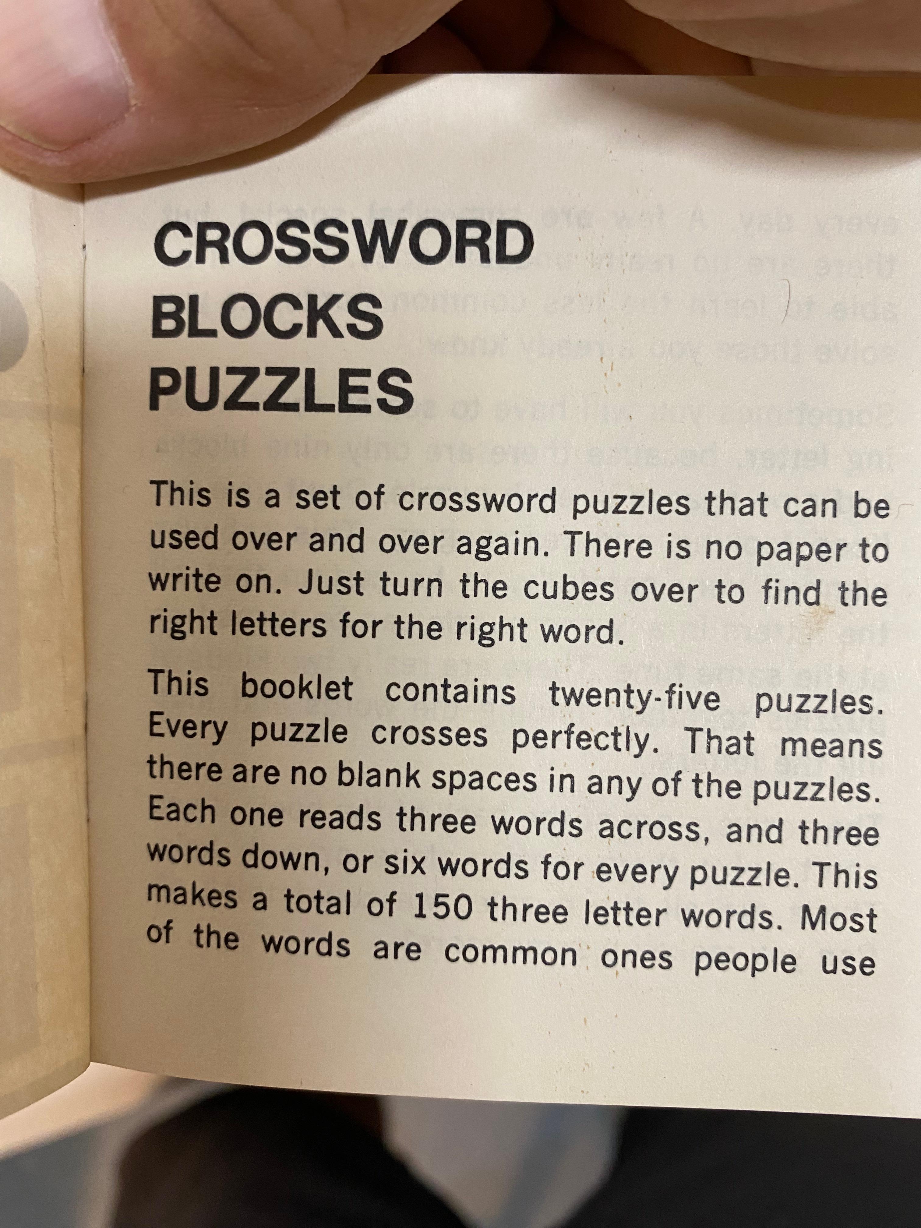 Creative Playthings Crossword Blocks For Sale 3
