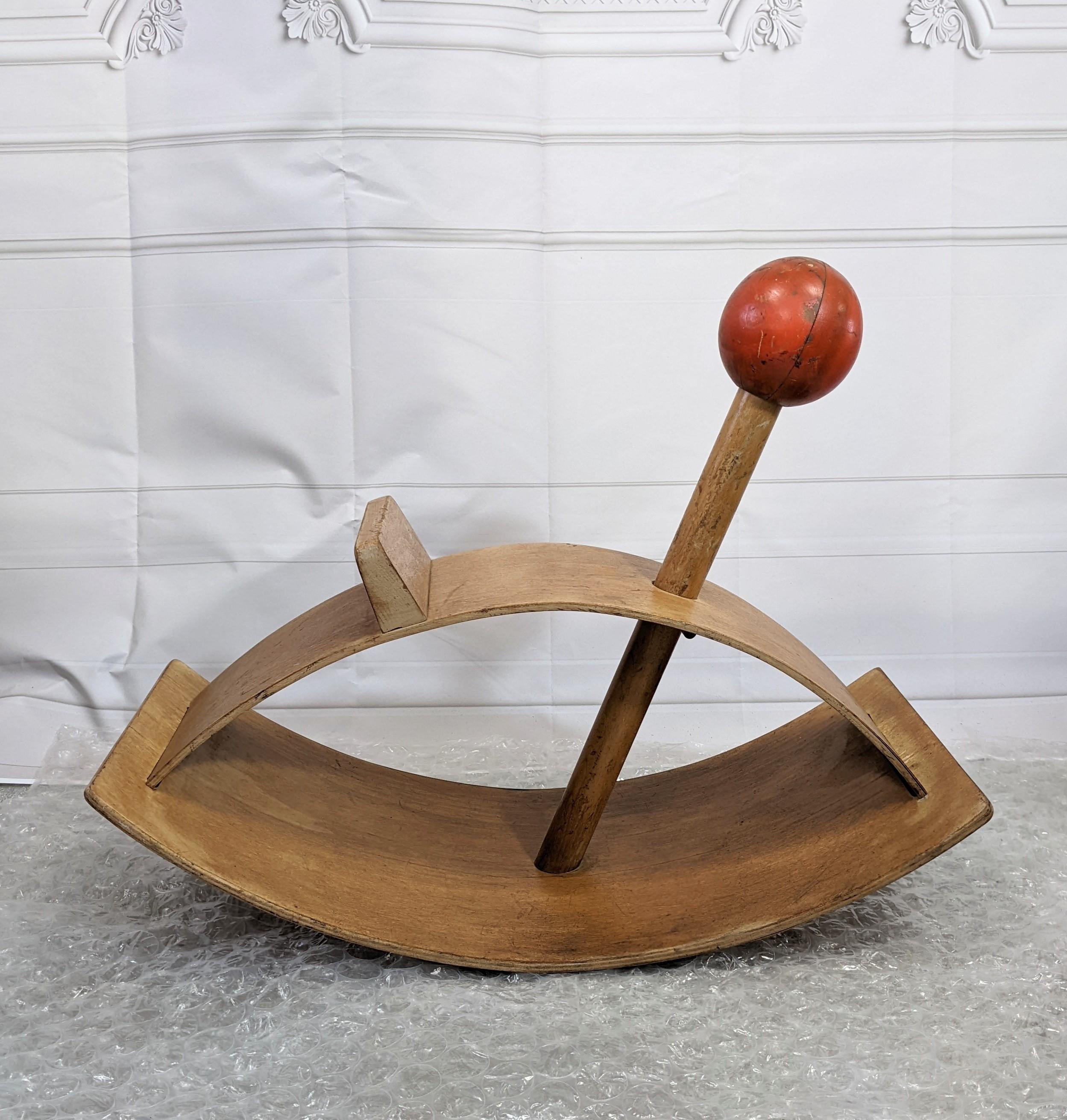 Creative Playthings Mid Century Childs Rocker In Good Condition For Sale In Riverdale, NY