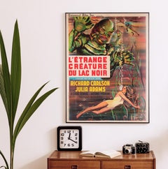 Creature From the Black Lagoon R1962 French Moyenne Film Poster