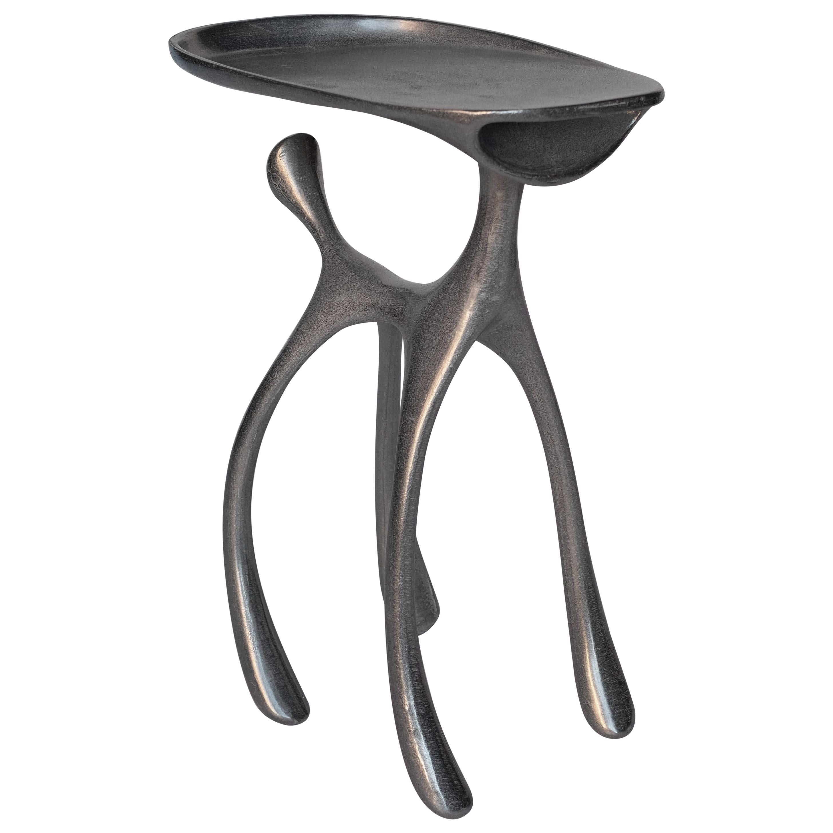 Creature Side Table /Occasional Table/Cast Aluminum/Burnished, Jordan Mozer, 2008 For Sale