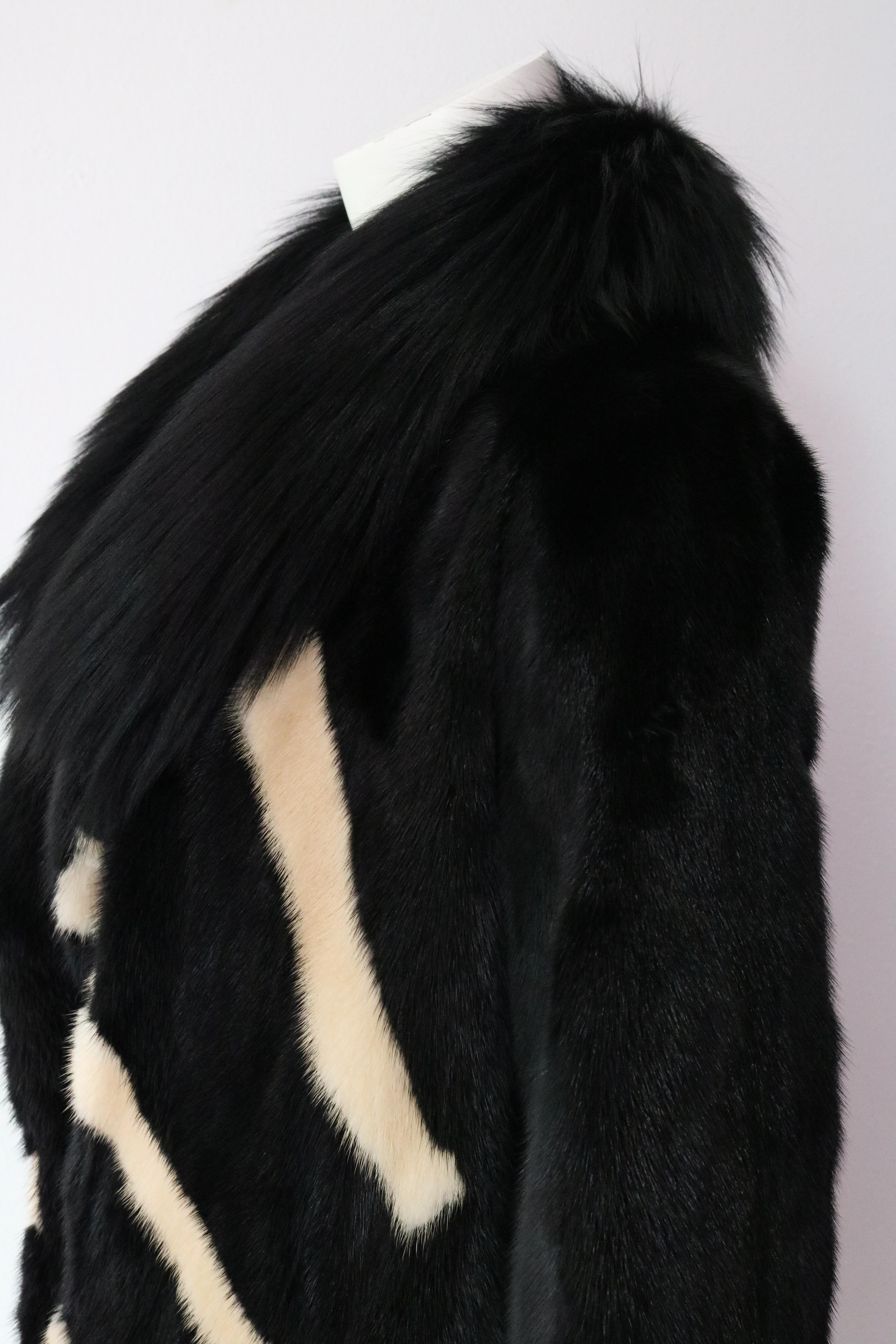 Creatures of the Wind Fox and Mink Fur Size 6  For Sale 2