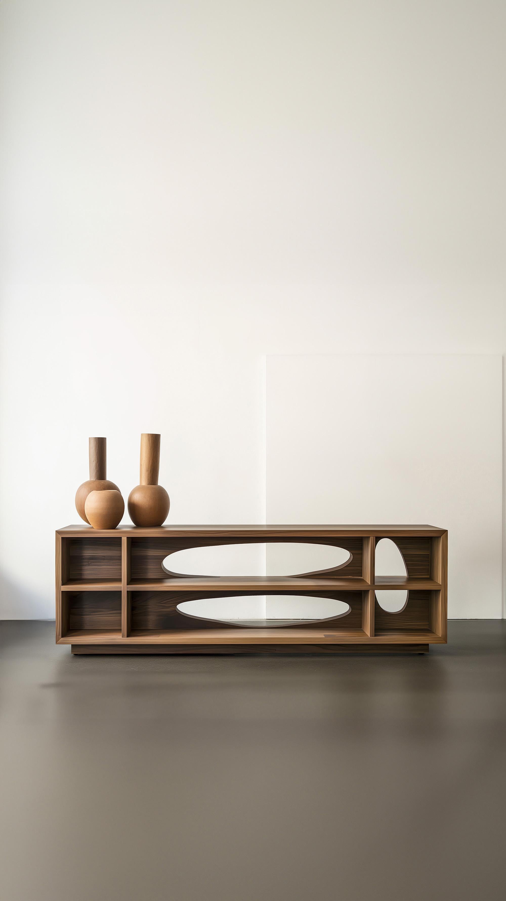 Credenza 4, Acabado único, Diseño Sereno de Joel Escalona, Detalle escultórico Mexicano en venta