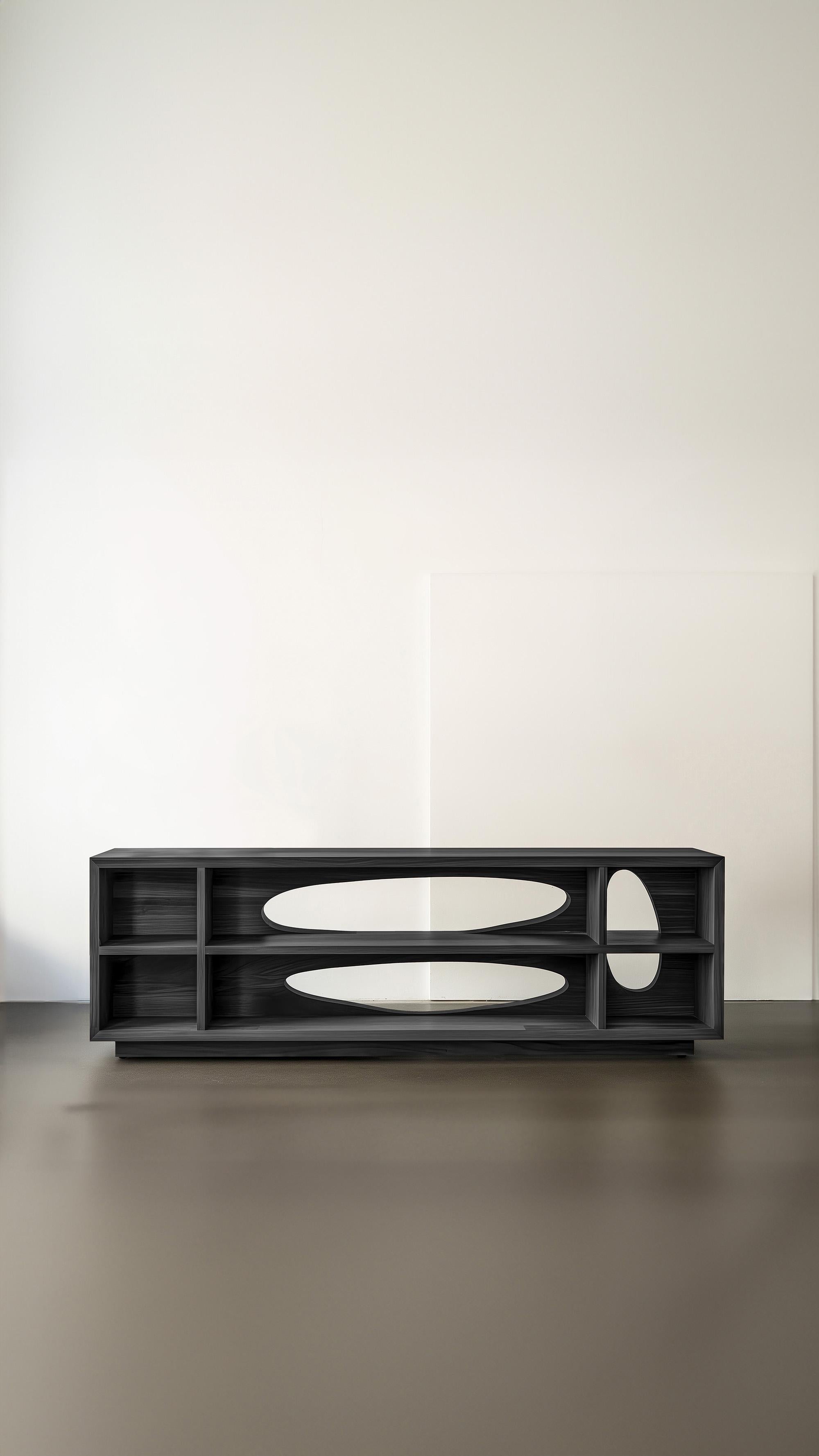 Credenza 4, Acabado único, Diseño Sereno de Joel Escalona, Detalle escultórico Siglo XXI y contemporáneo en venta