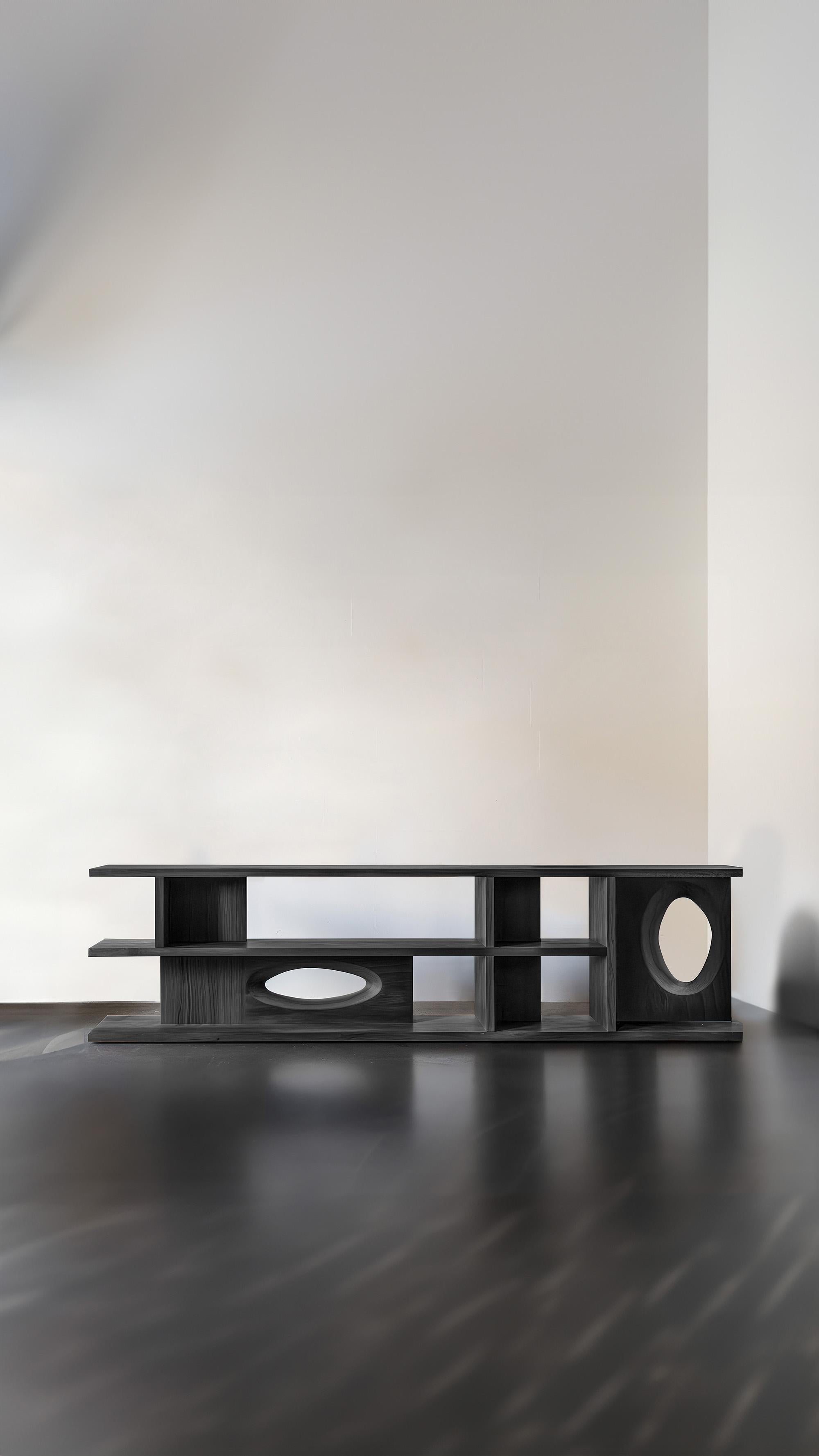 Contemporary Credenza 6, Serene Design by Joel Escalona, Elegant Function, Small Sculpture For Sale