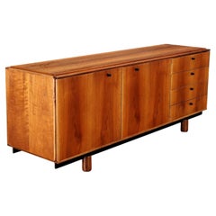 Sideboard '809' Gianfranco Frattini für Bernini, 1960er Jahre, Nussbaum