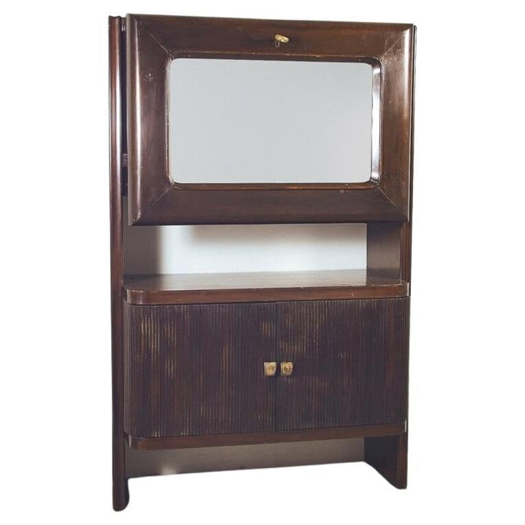Tall sideboard attributed to Osvaldo Borsani, 1940s For Sale