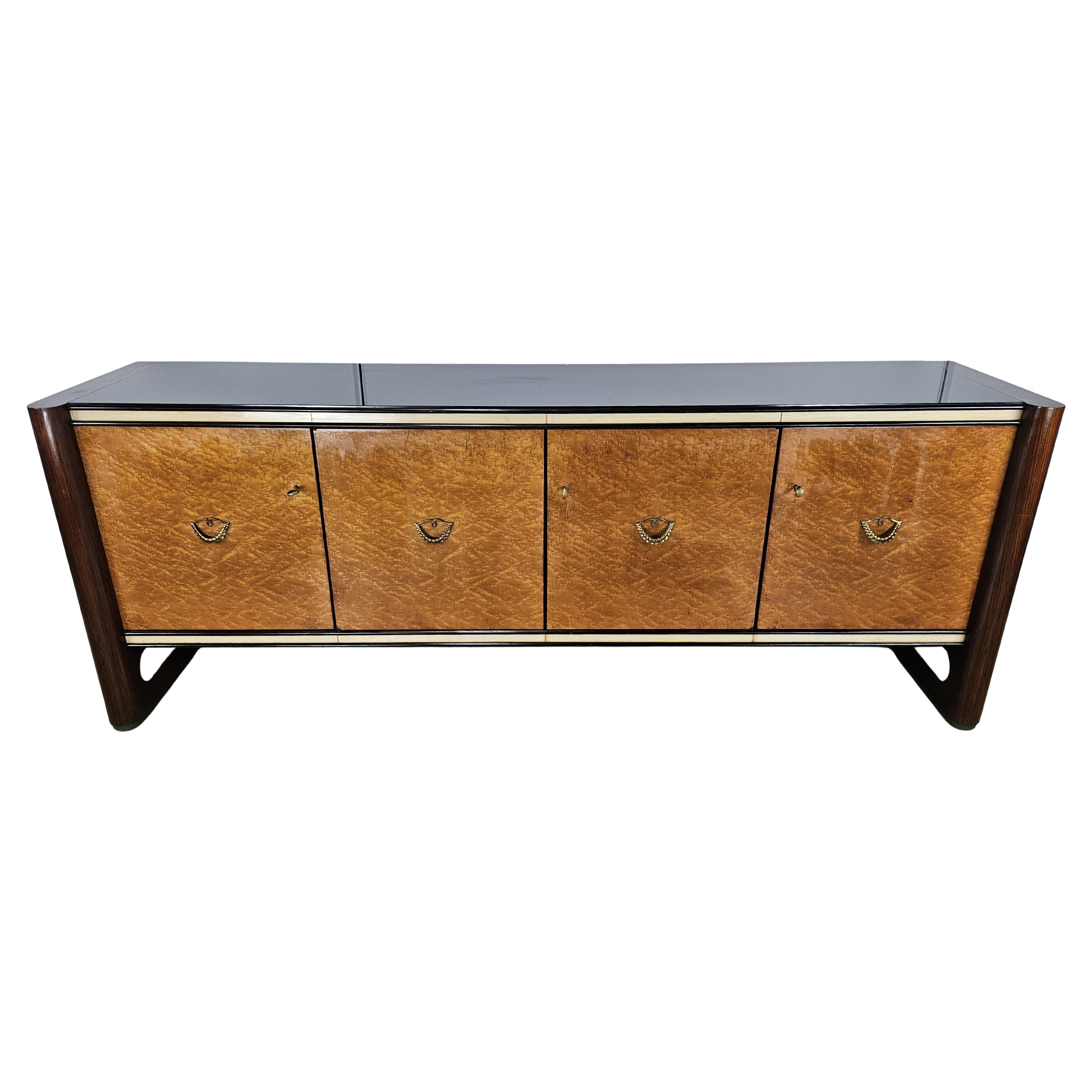 1950s Art Deco sideboard attr. La Permanente Furniture Cantù by Osvaldo Borsani