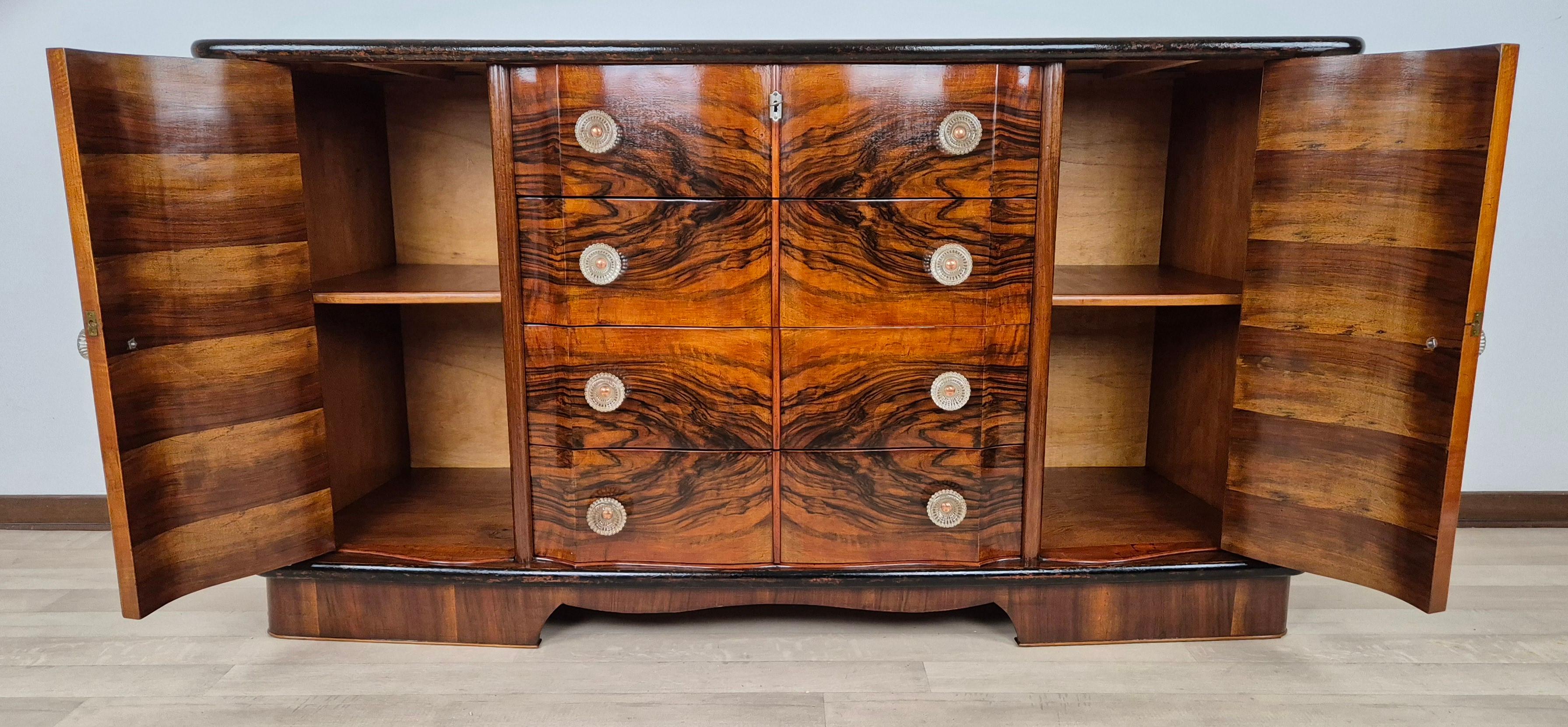 Florentine Art Deco Sideboard 1930 For Sale 10