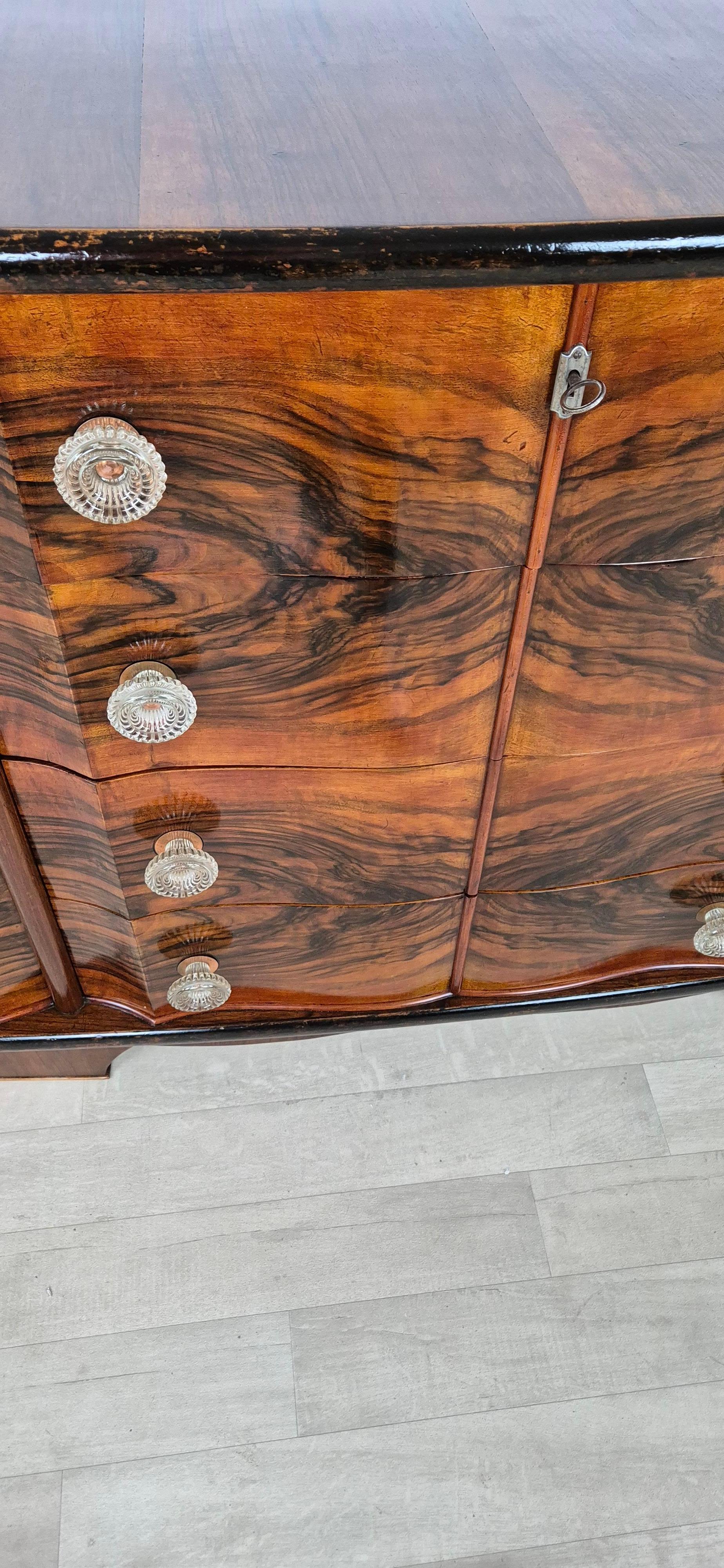 Florentine Art Deco Sideboard 1930 For Sale 1