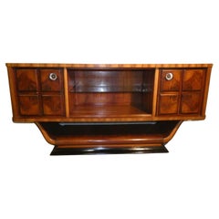 Credenza Art Déco in noce, Francia, anni '20