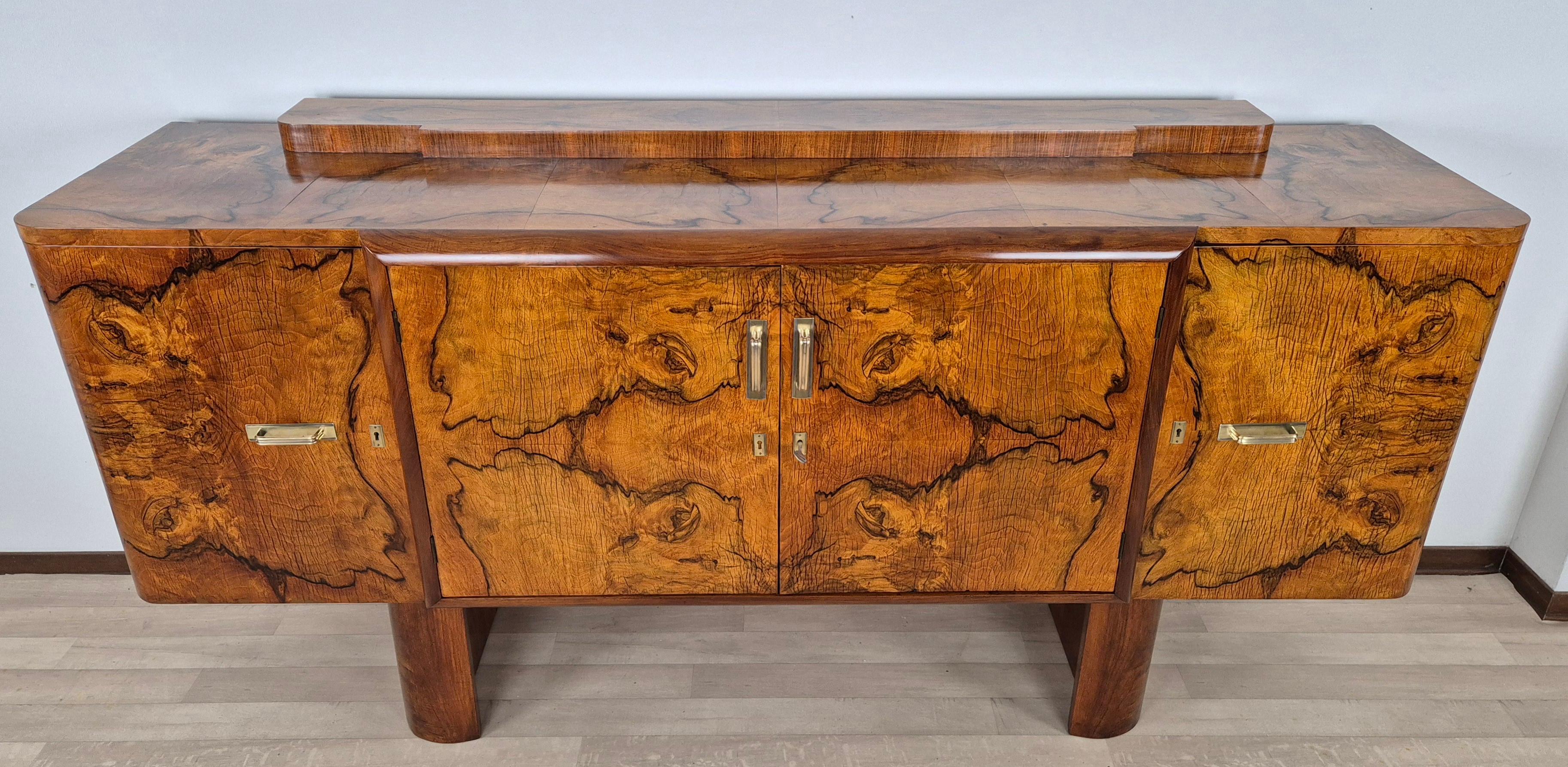 Credenza Art Déco Milanese 1931 In condizioni ottime in vendita a Mariano Del Friuli, GO