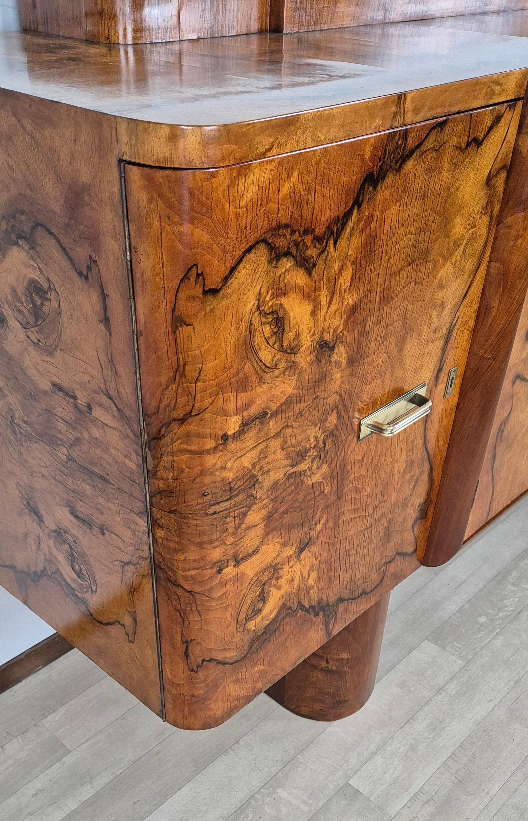 Ottone Credenza Art Déco Milanese 1931 in vendita