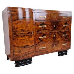 Milanese Art Deco Sideboard 4 Drawers " CUBISTA "