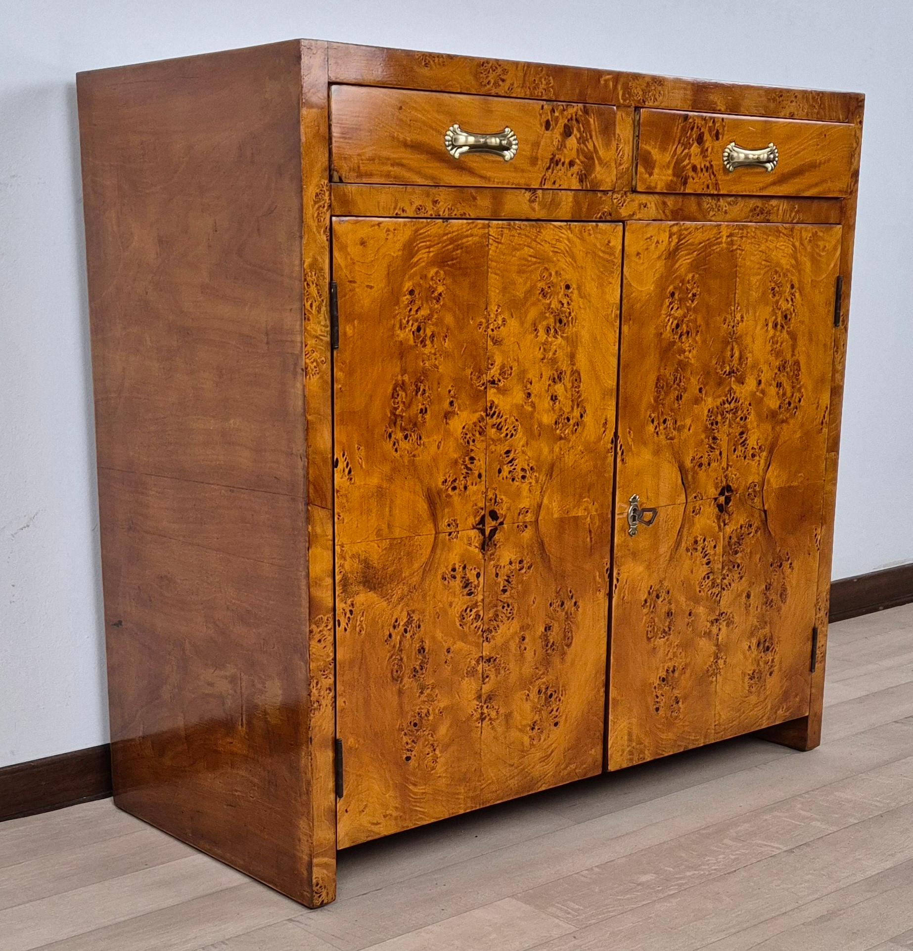 Art déco Credenza Art Déco Milanese en vente