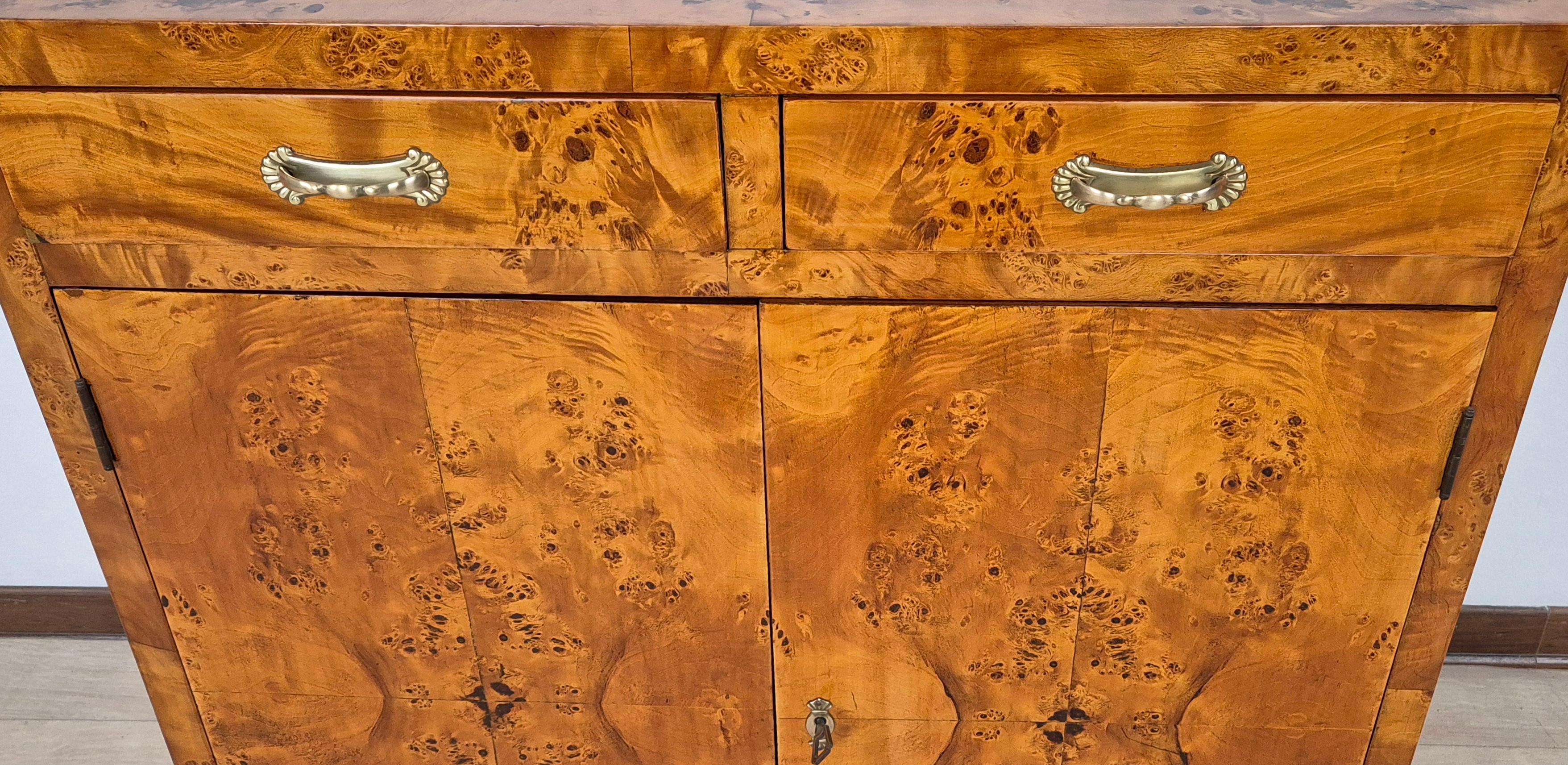 Laiton Credenza Art Déco Milanese en vente