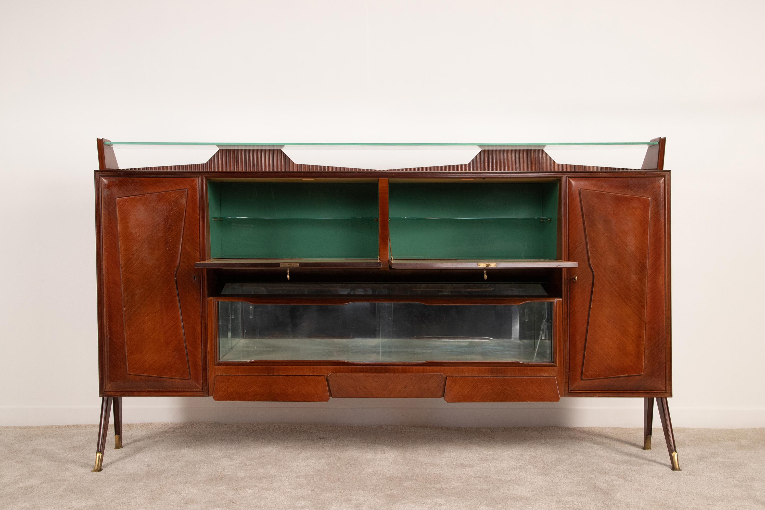 Sideboard attributed to Vittorio Dassi, 1950s For Sale 6