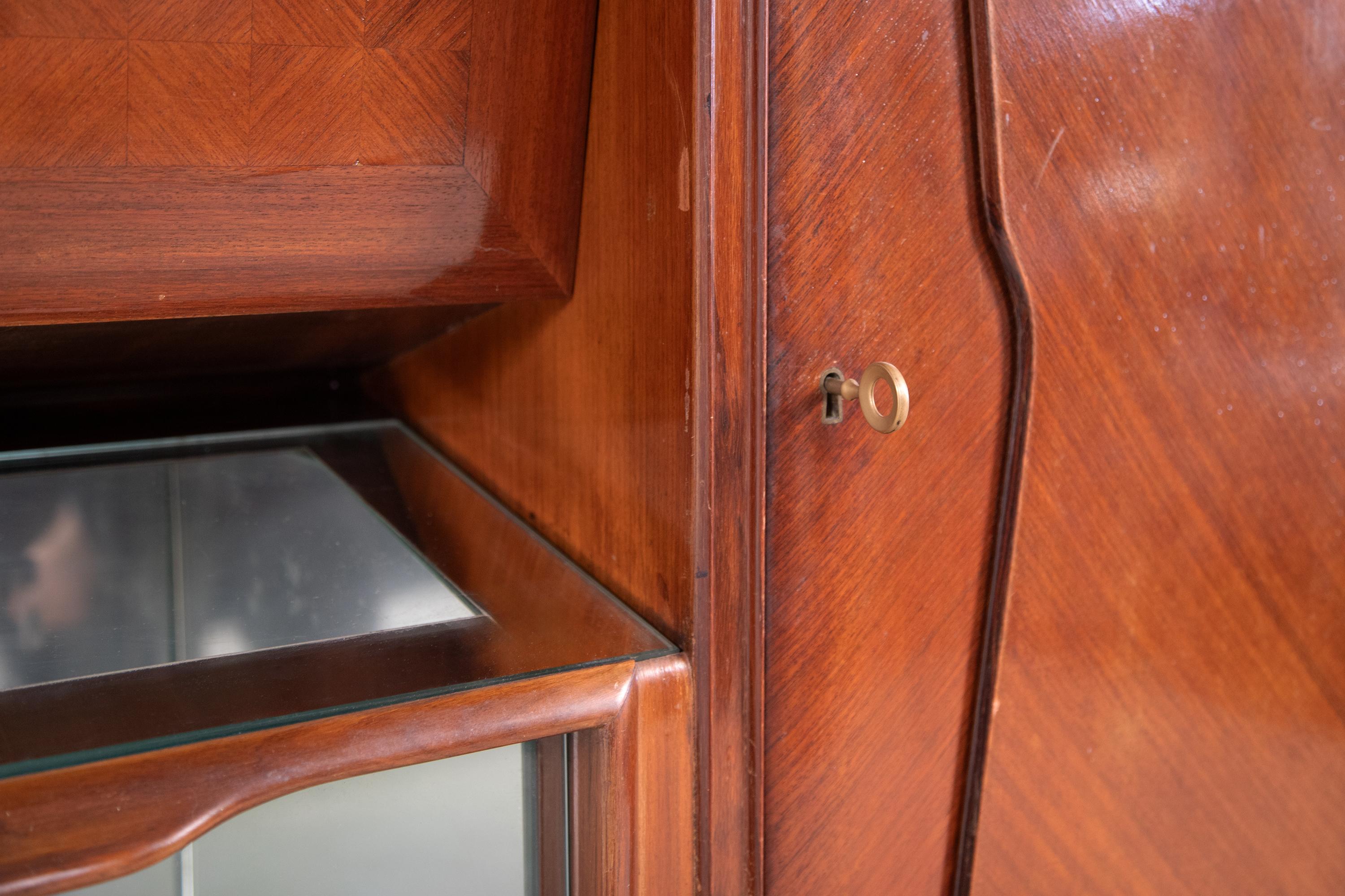 Mid-20th Century Sideboard attributed to Vittorio Dassi, 1950s For Sale