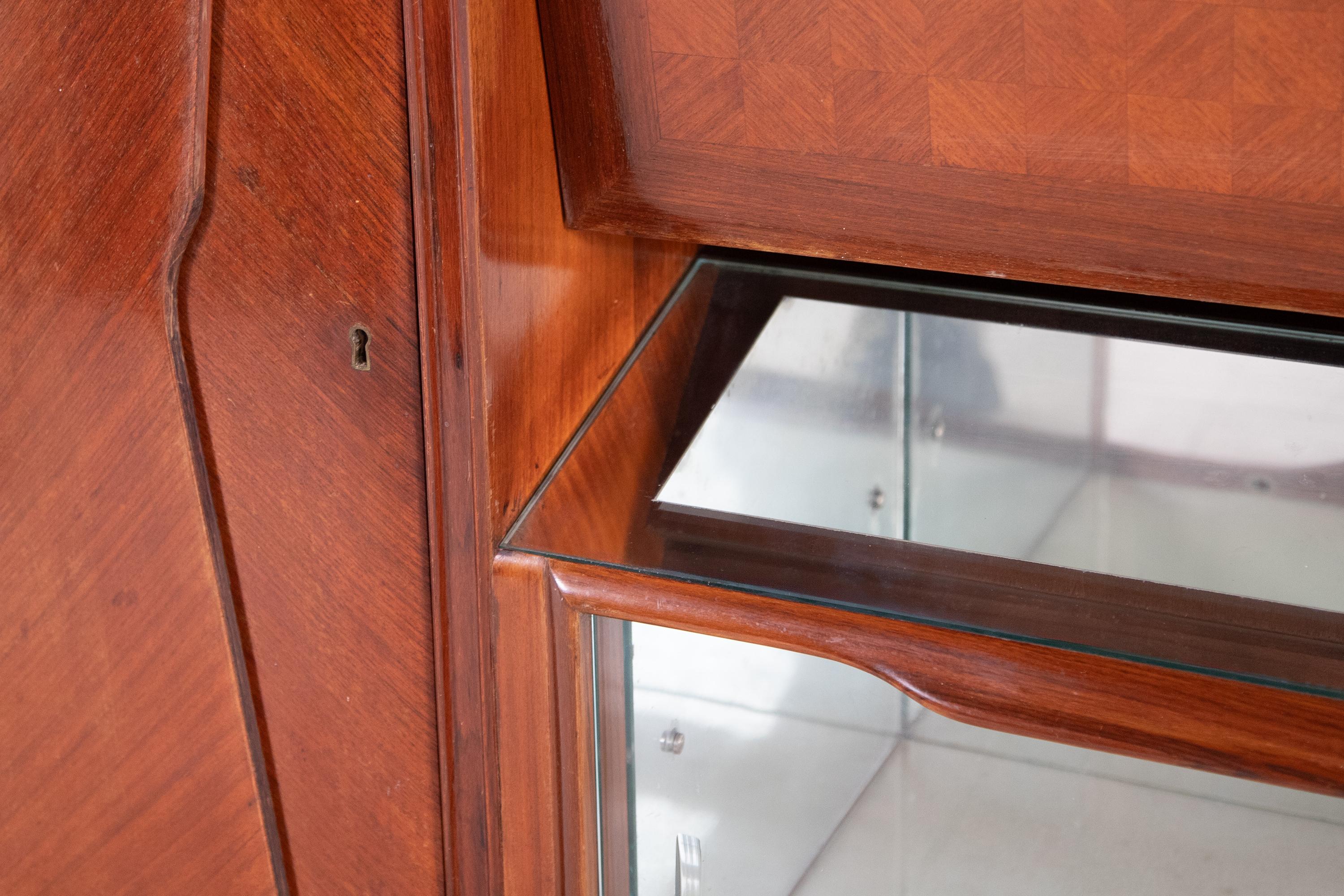 Brass Sideboard attributed to Vittorio Dassi, 1950s For Sale
