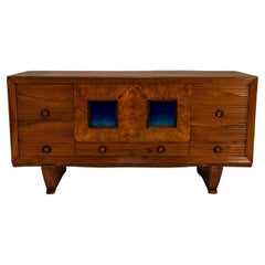 Credenza by Pier Luigi Colli, in Indian Rosewood and Burlwood, Italy circa 1940s