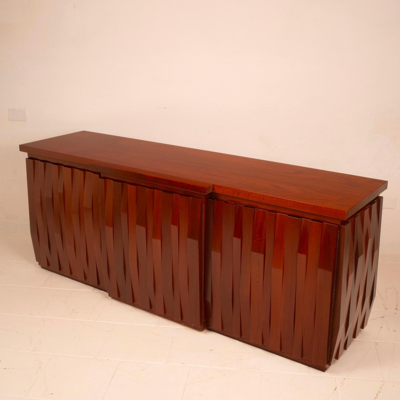 Barium Sculpture99 Sideboard by Luciano Frigerio for Frigerio di Desio For Sale 13