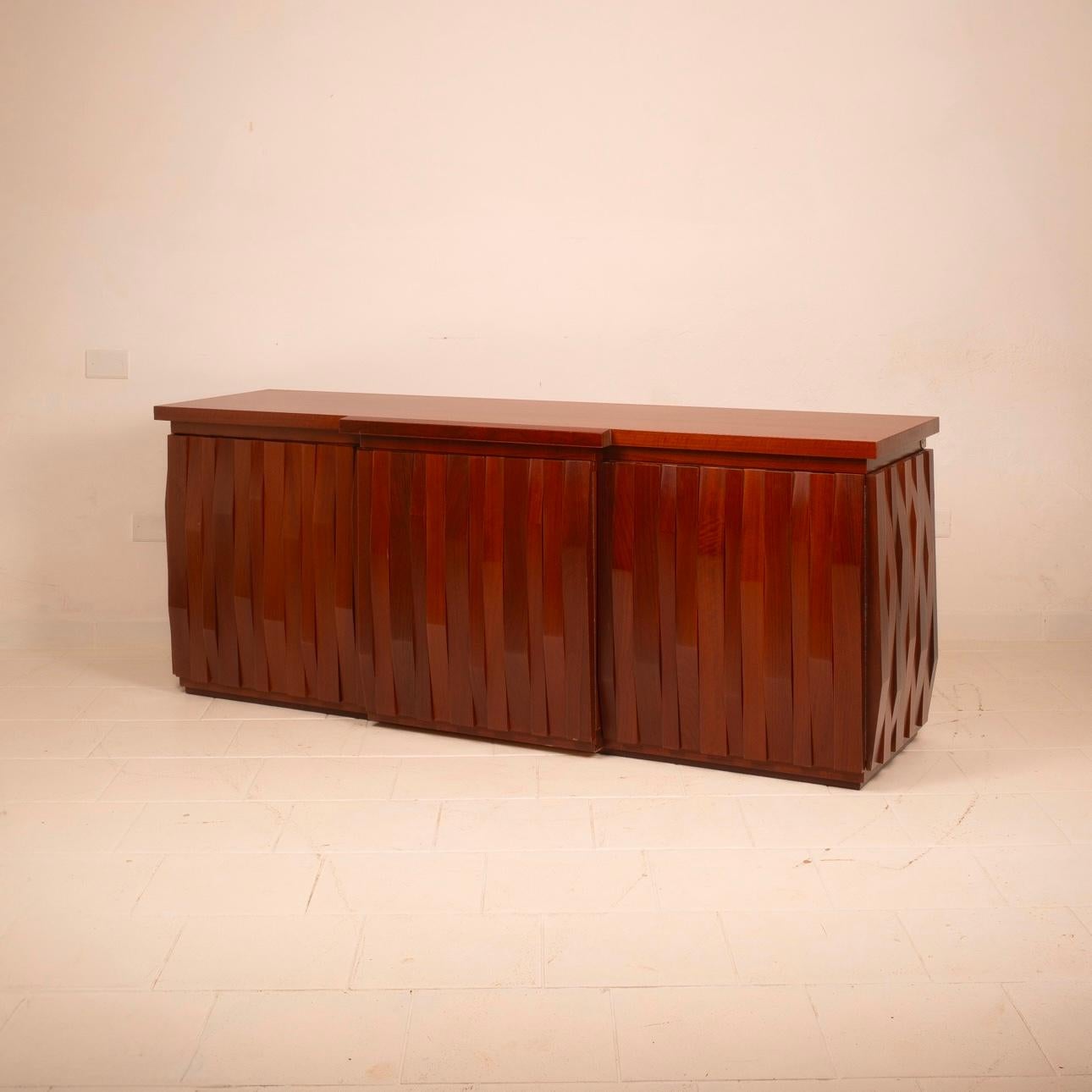 Barium Sculpture99 Sideboard by Luciano Frigerio for Frigerio di Desio For Sale 14
