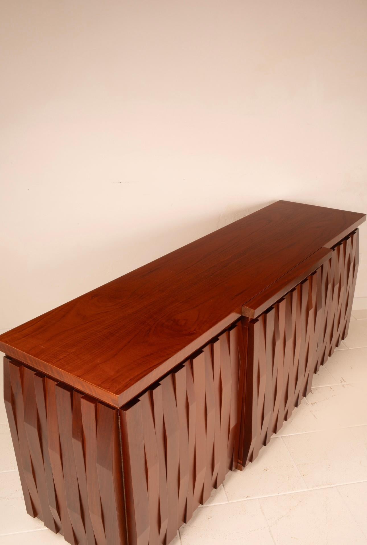 Italian Barium Sculpture99 Sideboard by Luciano Frigerio for Frigerio di Desio For Sale