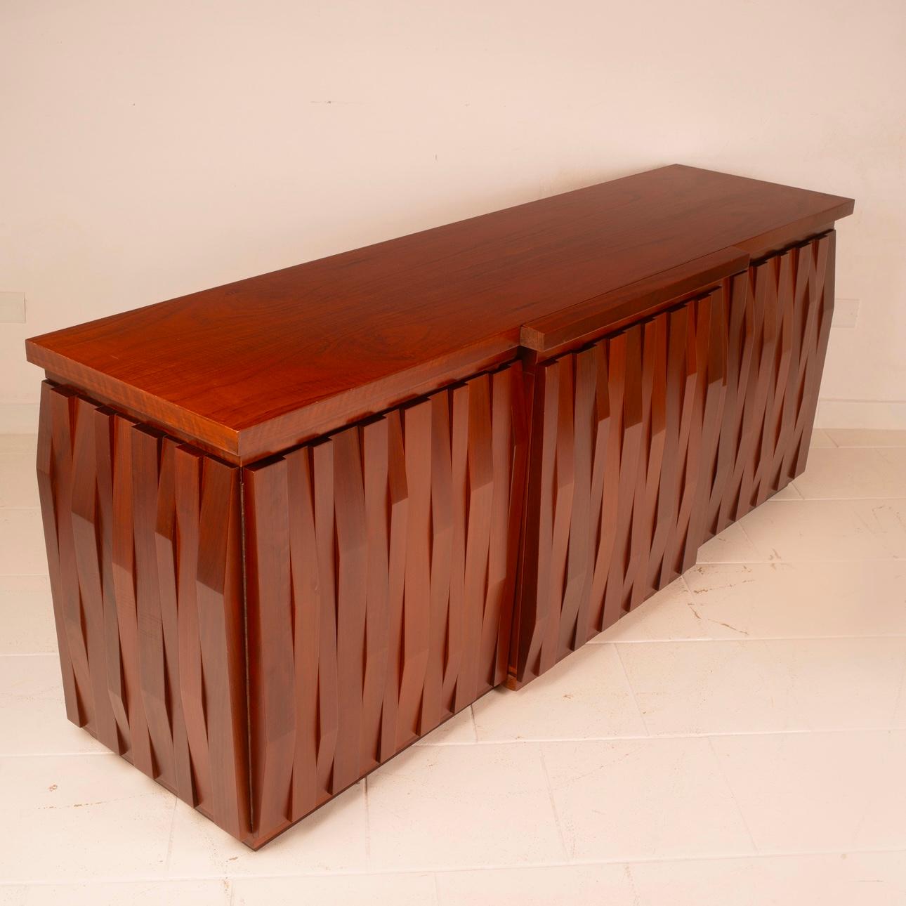 Barium Sculpture99 Sideboard by Luciano Frigerio for Frigerio di Desio For Sale 2
