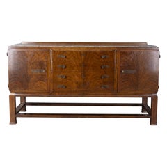 Buffet buffet vintage des années 1940 en bois de bruyère de conception italienne