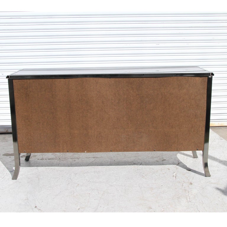 Steel Credenza by DIA Attributed to Milo Baughman For Sale