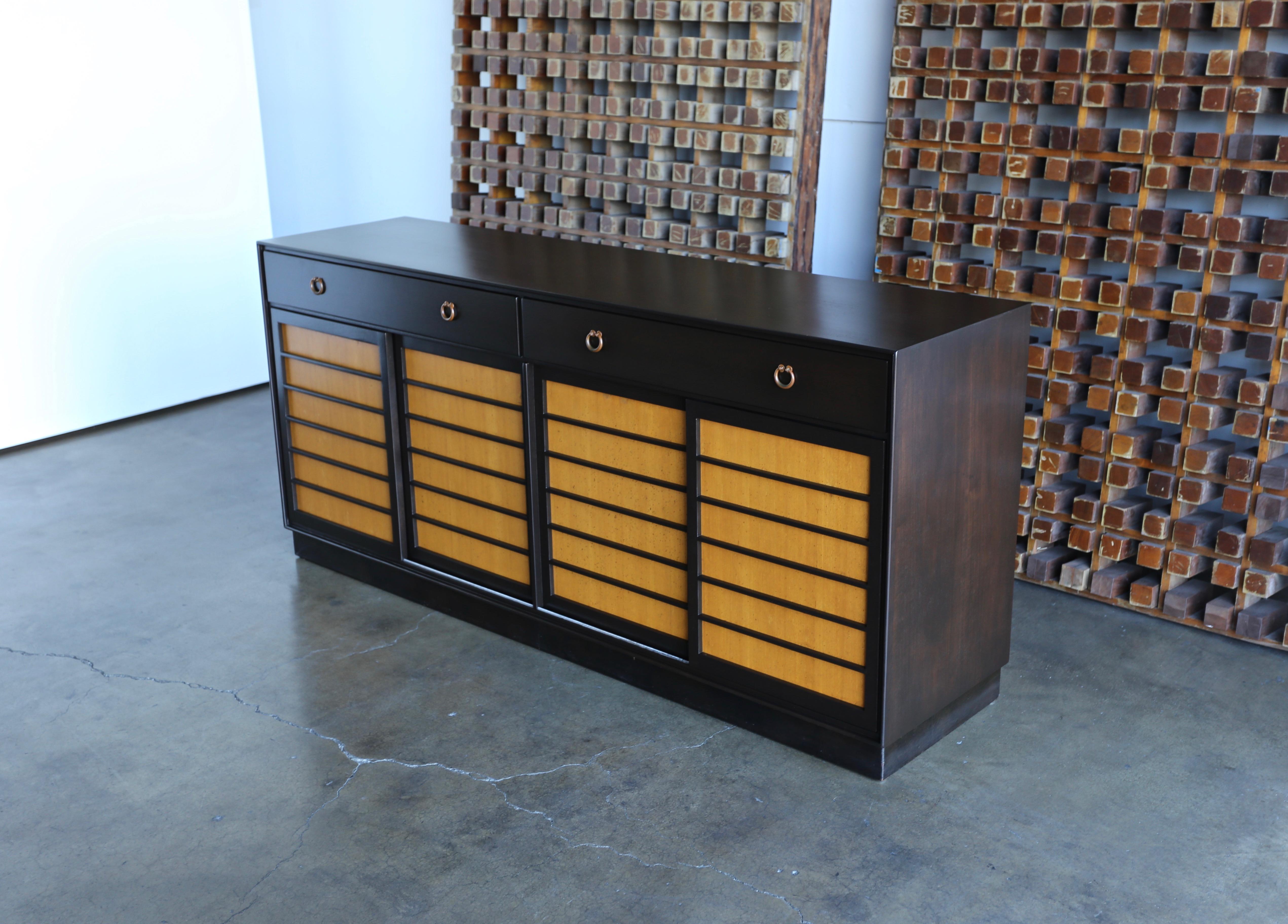 Credenza by Edward Wormley for Dunbar. This piece has been professionally restored.