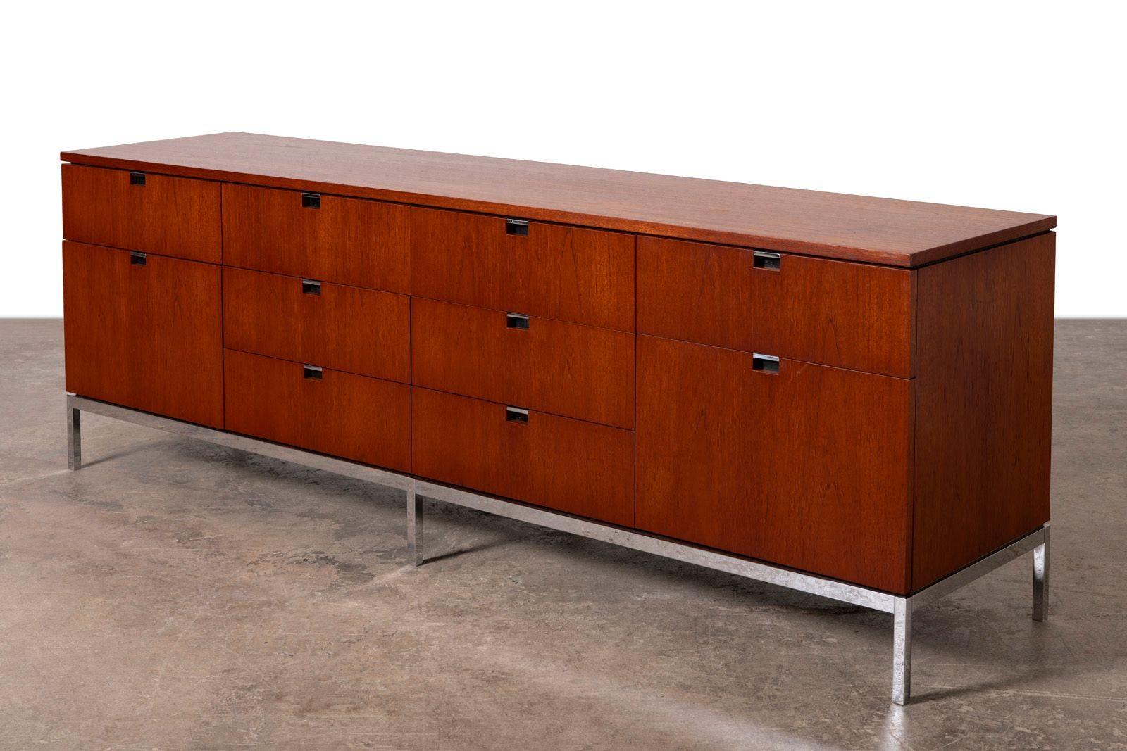 American Teak Credenza by Florence Knoll for Knoll International For Sale