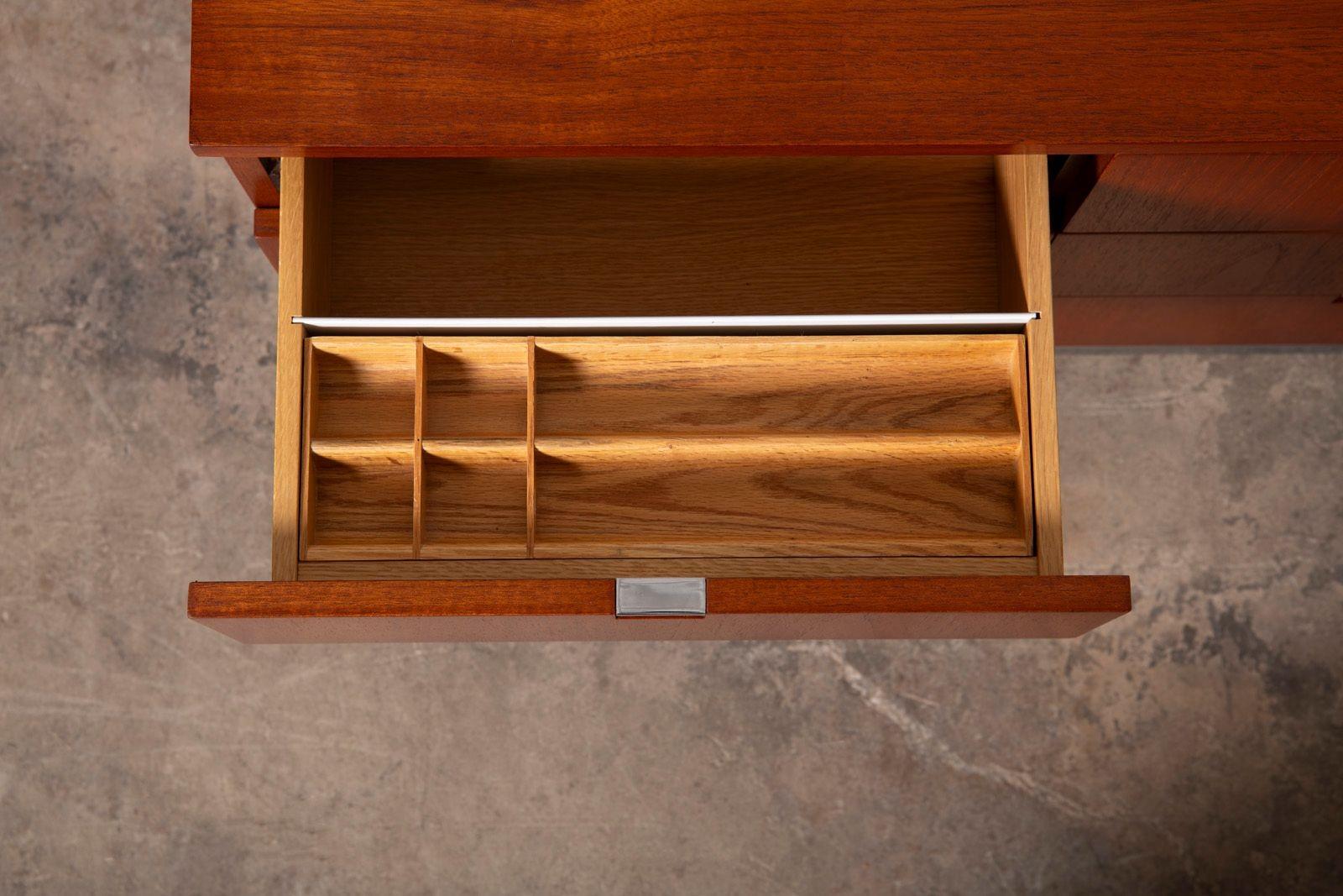 Teak Credenza by Florence Knoll for Knoll International For Sale 2