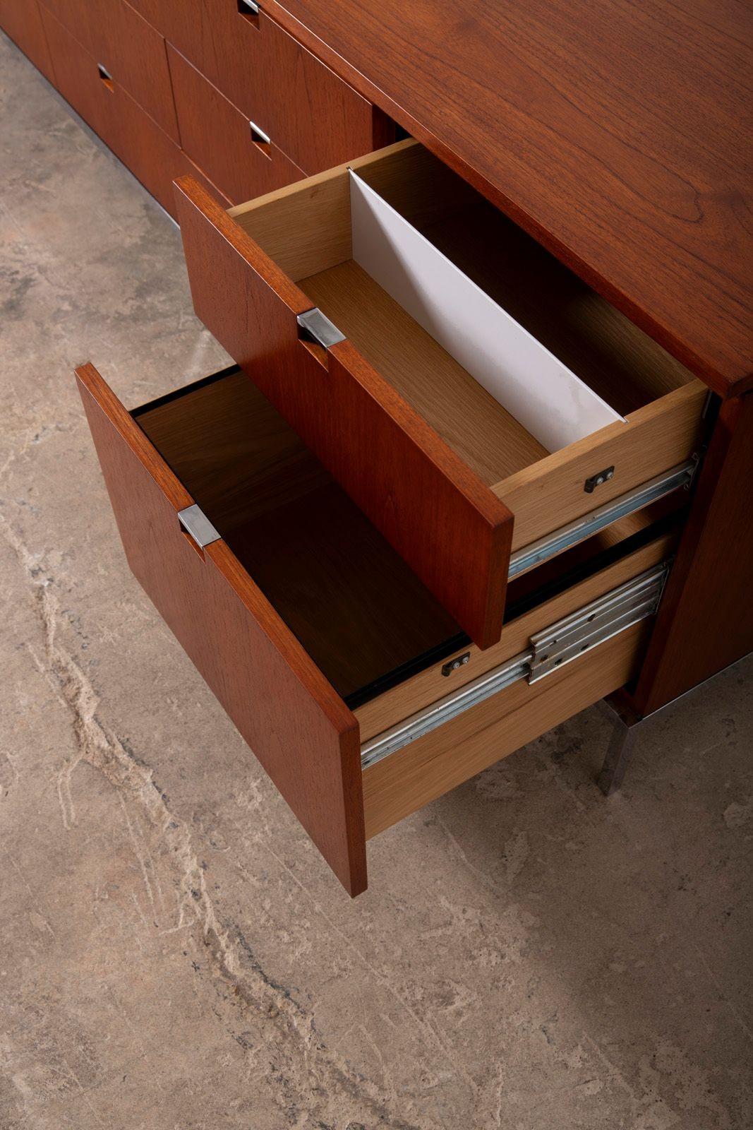 Teak Credenza by Florence Knoll for Knoll International For Sale 3