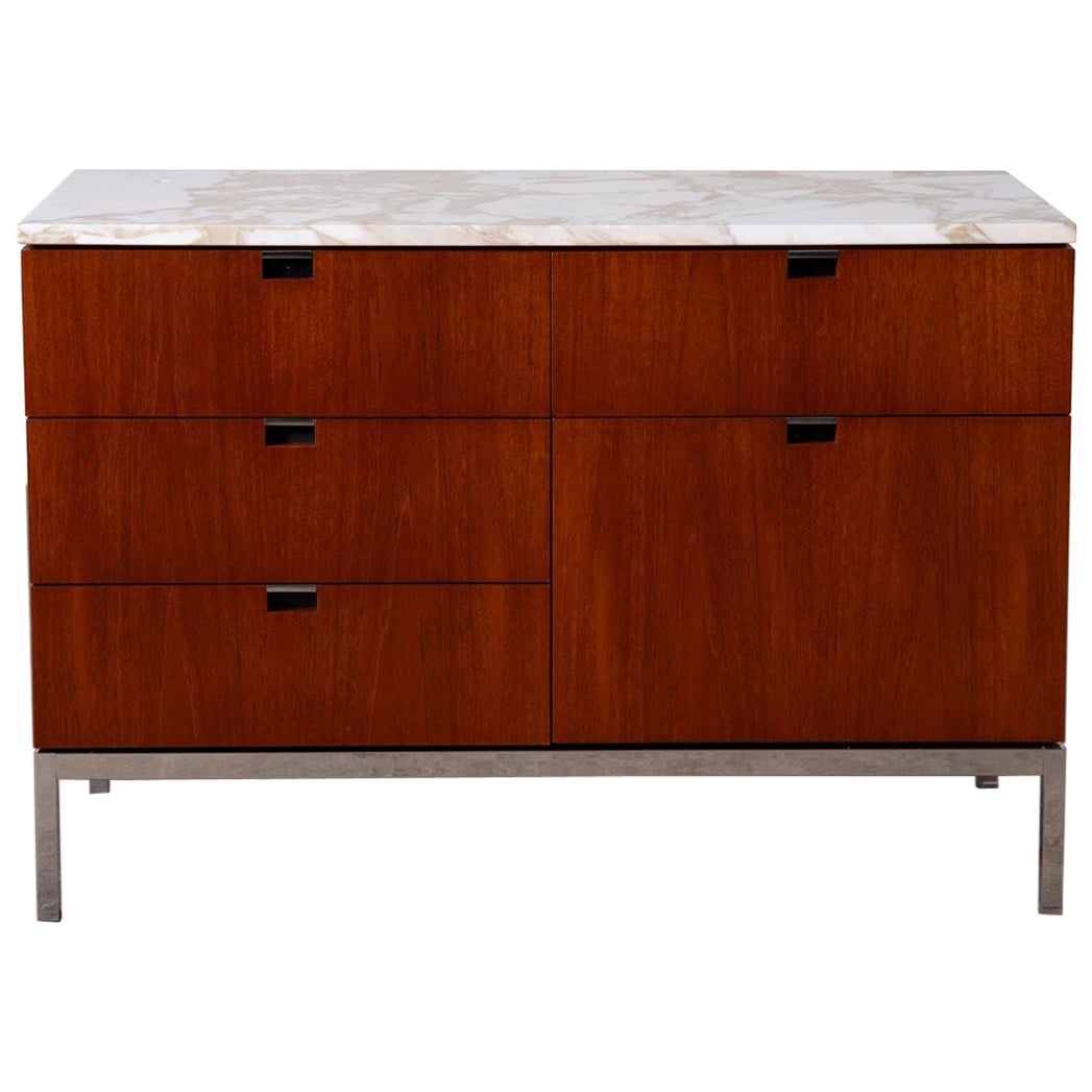Credenza by Florence Knoll for Knoll International with Calacatta Gold Marble