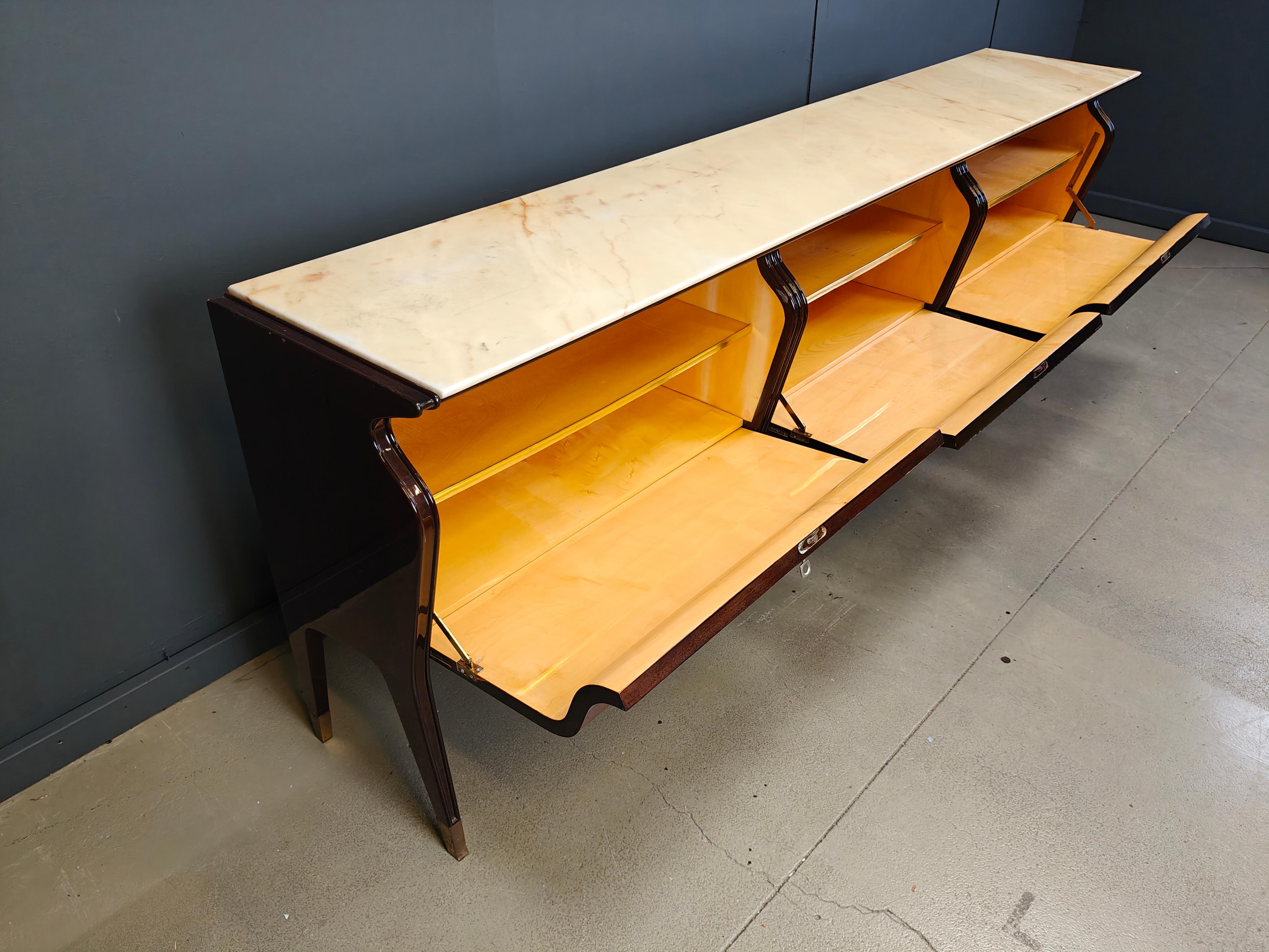 Credenza di Osvaldo Borsani per Atelier Borsani Varedo, anni '50 in vendita 2